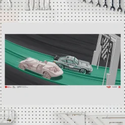Hot Wheels x Daniel Arsham Legends Archive Lap 3 Poster