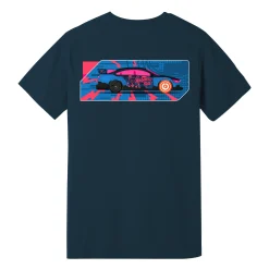 Hot Wheels x Mercedes Benz Embroidered Navy T-Shirt