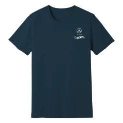 Hot Wheels x Mercedes Benz Embroidered Navy T-Shirt