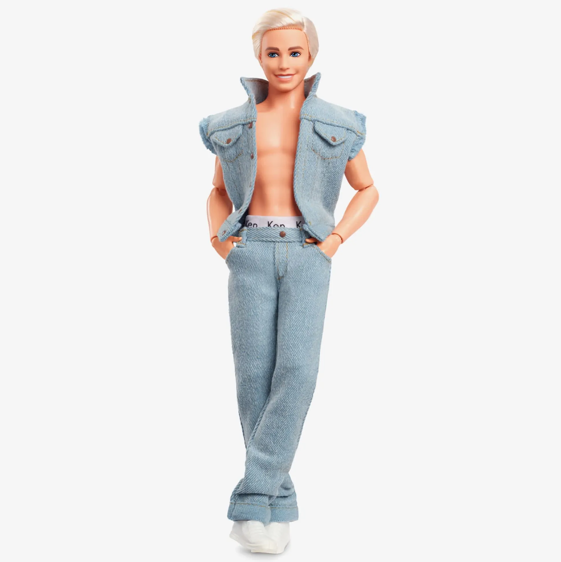 Ken Doll Wearing Denim Matching Set – Barbie The Movie