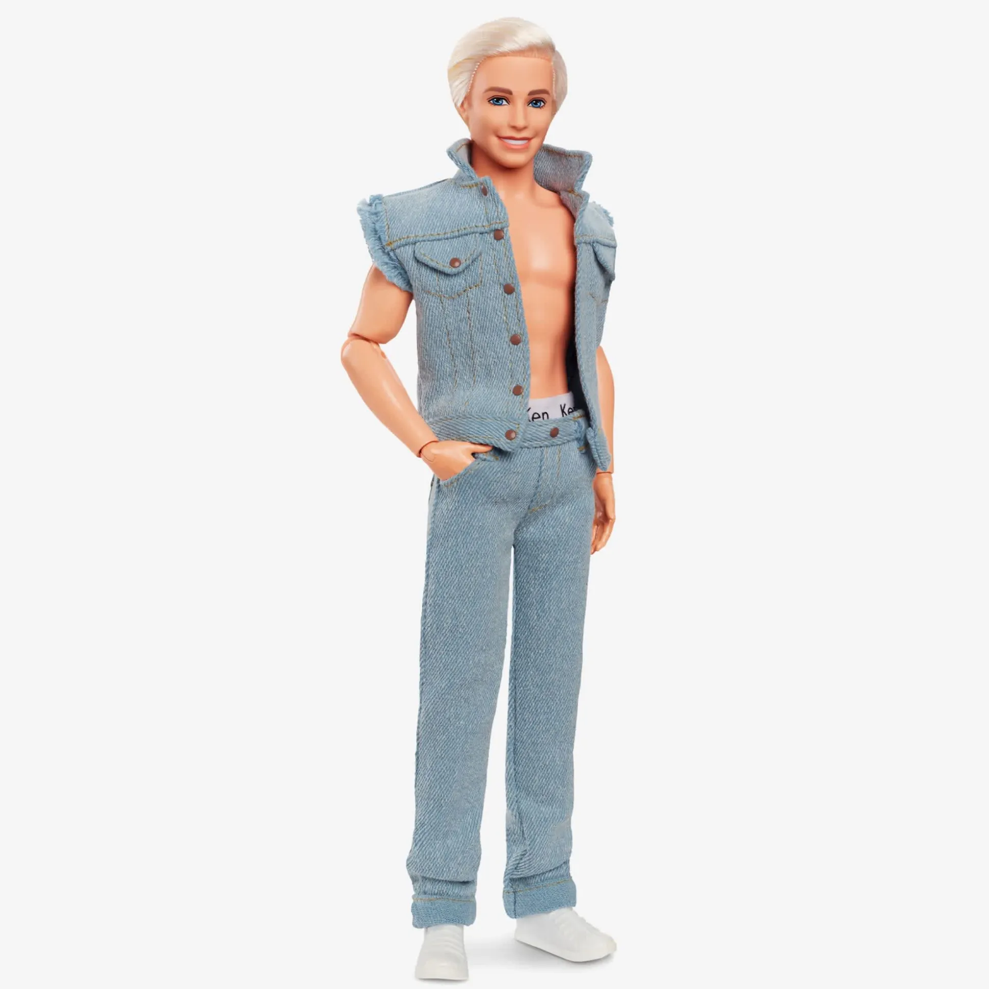 Ken Doll Wearing Denim Matching Set – Barbie The Movie