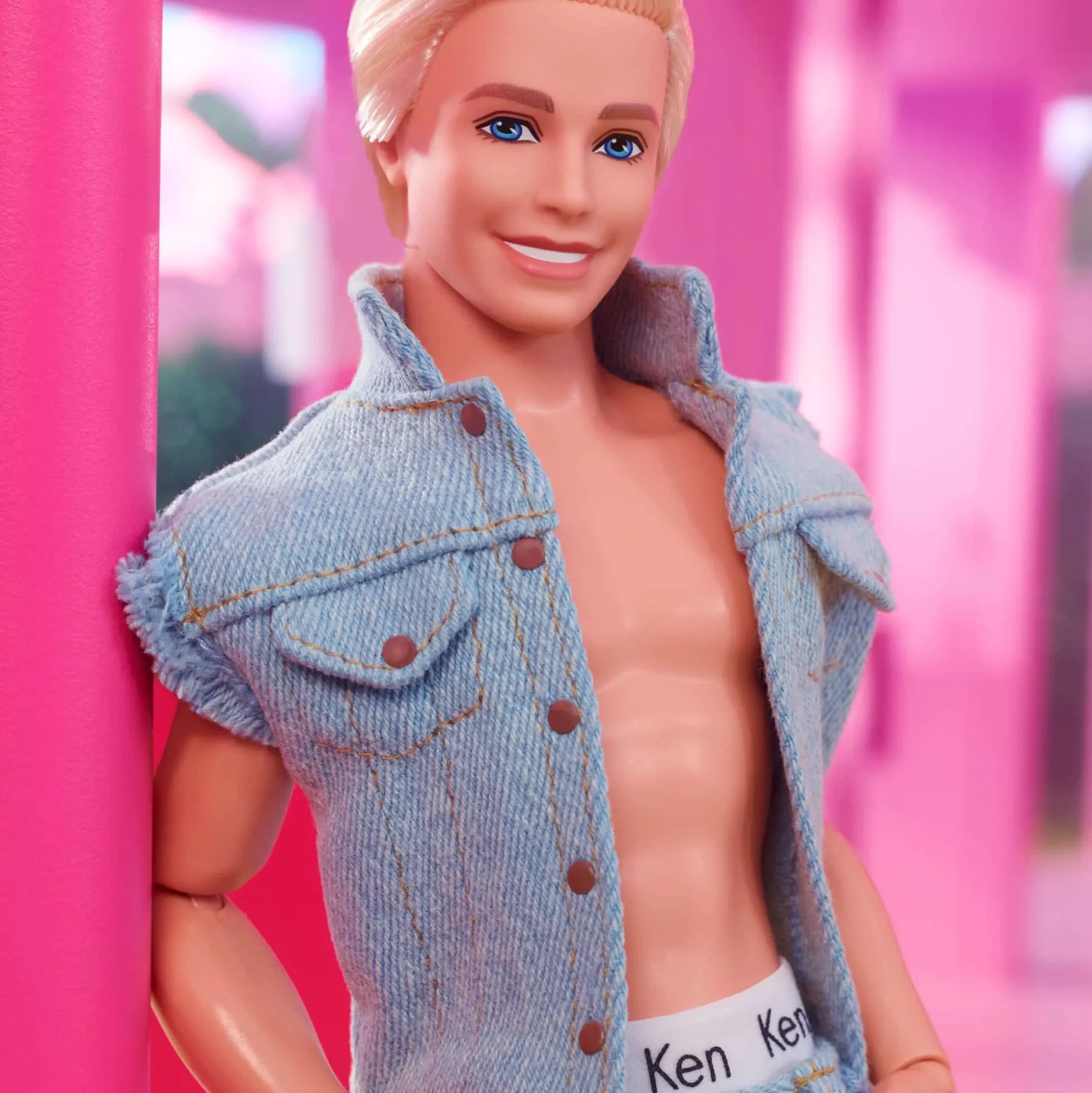 Ken Doll Wearing Denim Matching Set – Barbie The Movie