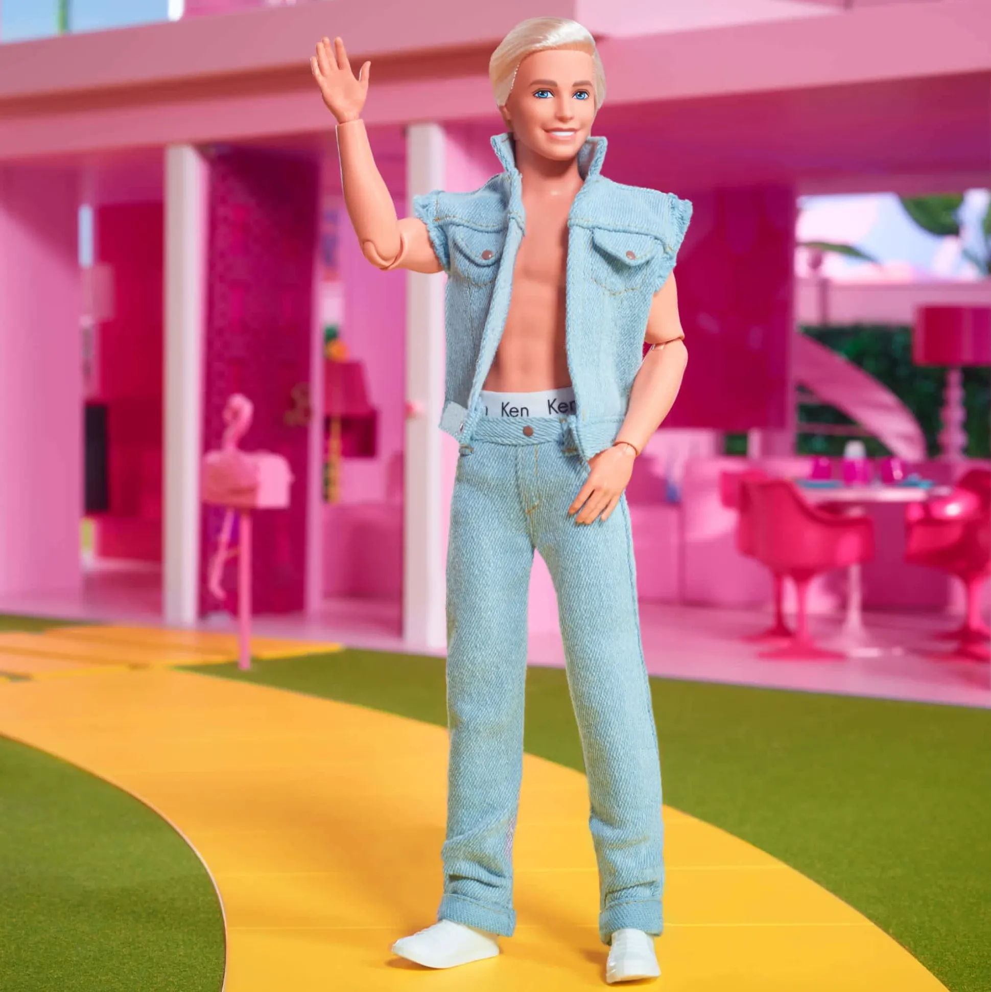 Ken Doll Wearing Denim Matching Set – Barbie The Movie