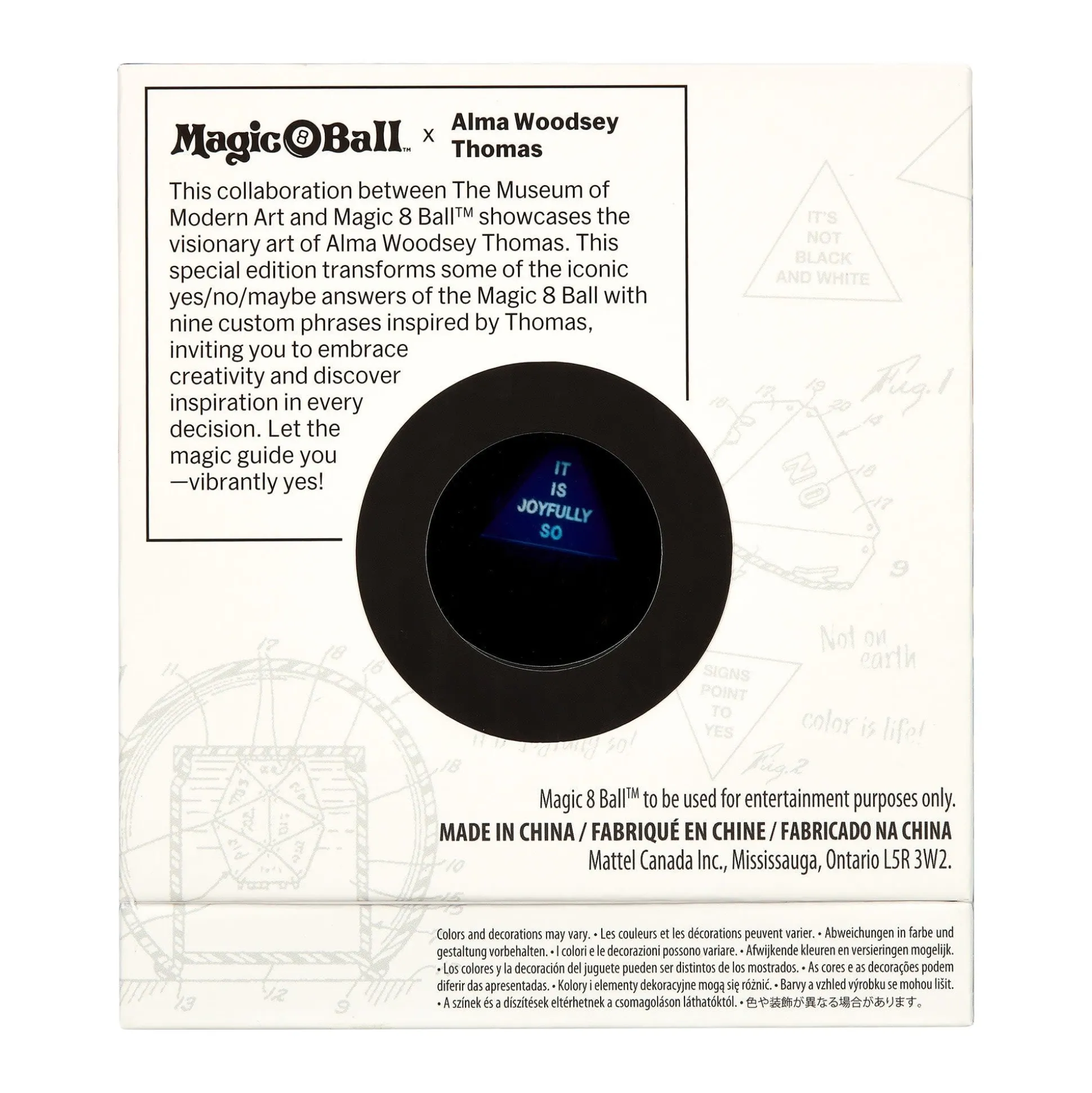 Magic 8 Ball x MoMA Alma Woodsey Thomas
