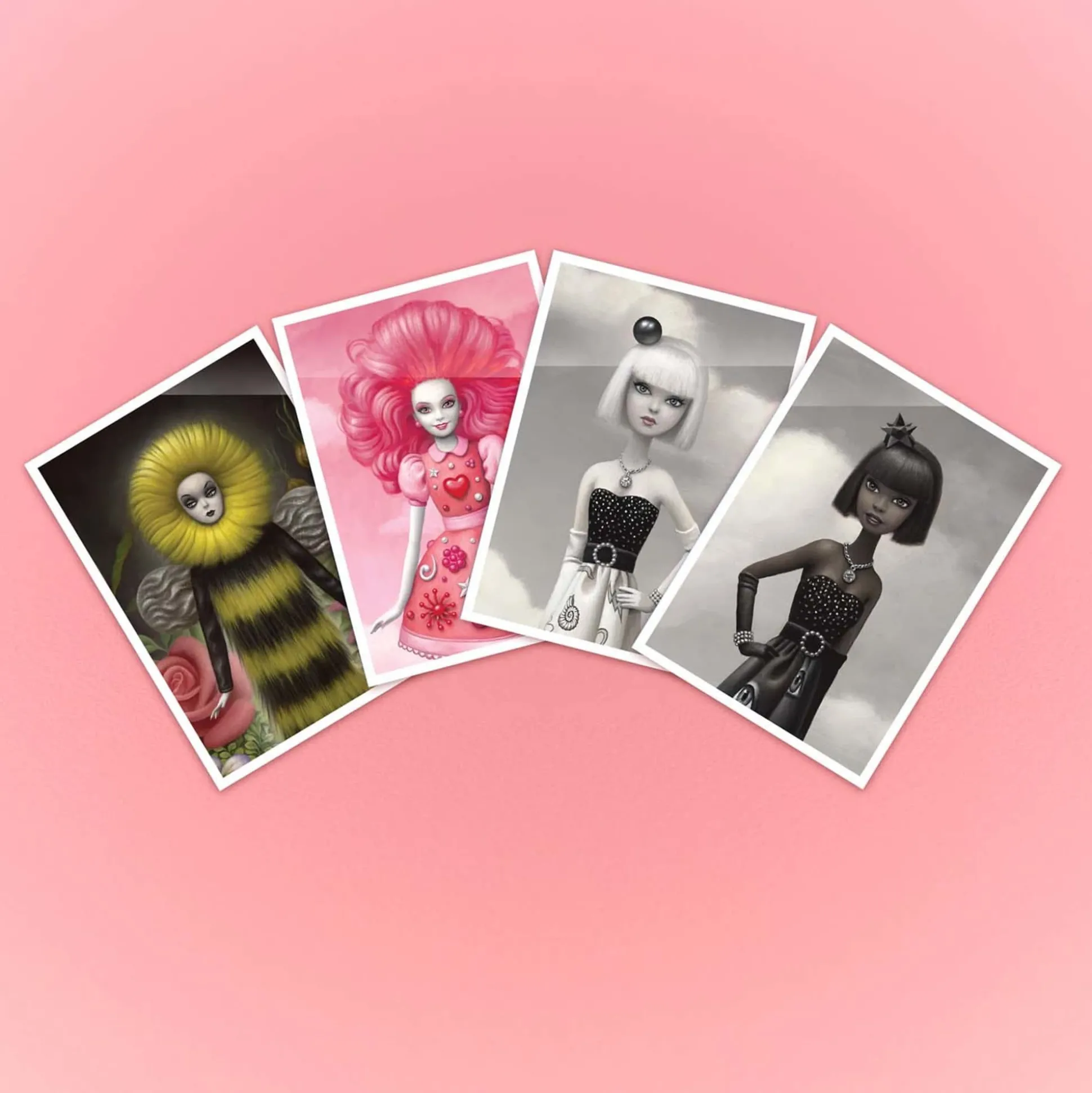 Mark Ryden x Barbie Postcards