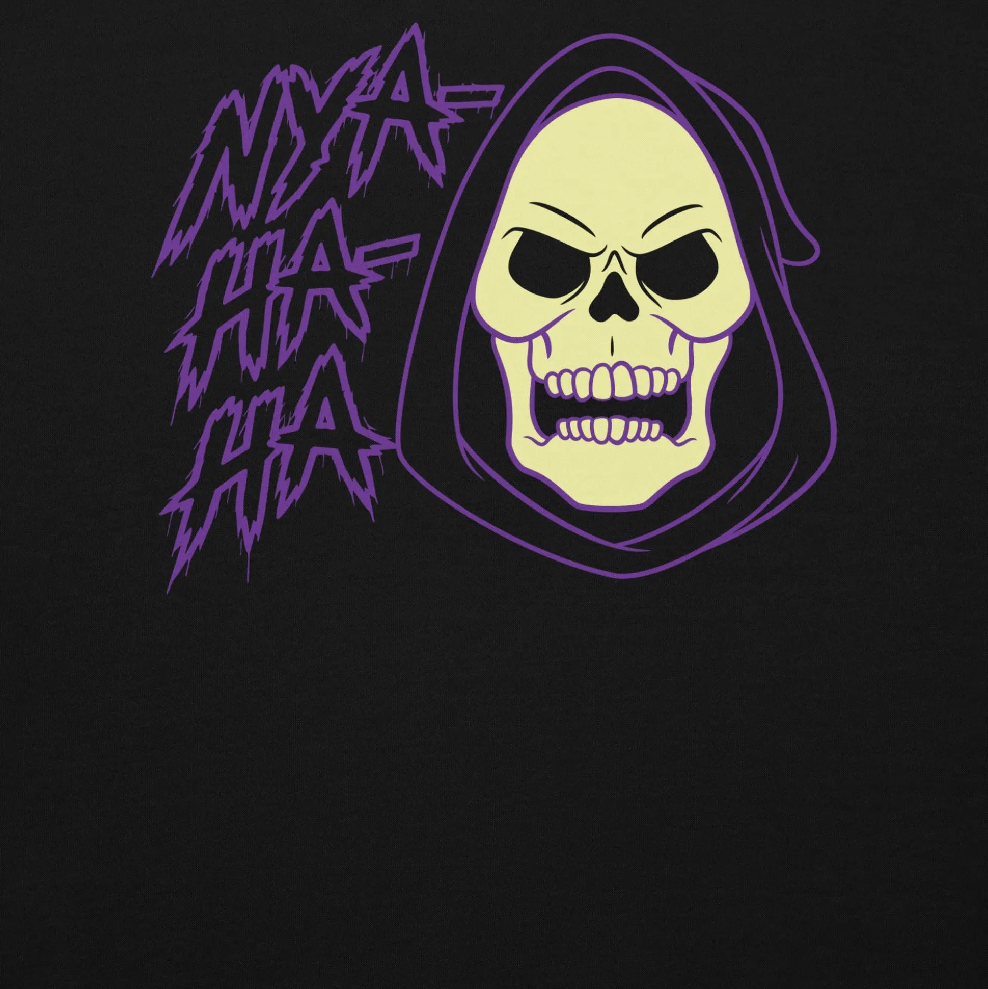 Masters of the Universe Laughing Skeletor Black Hoodie
