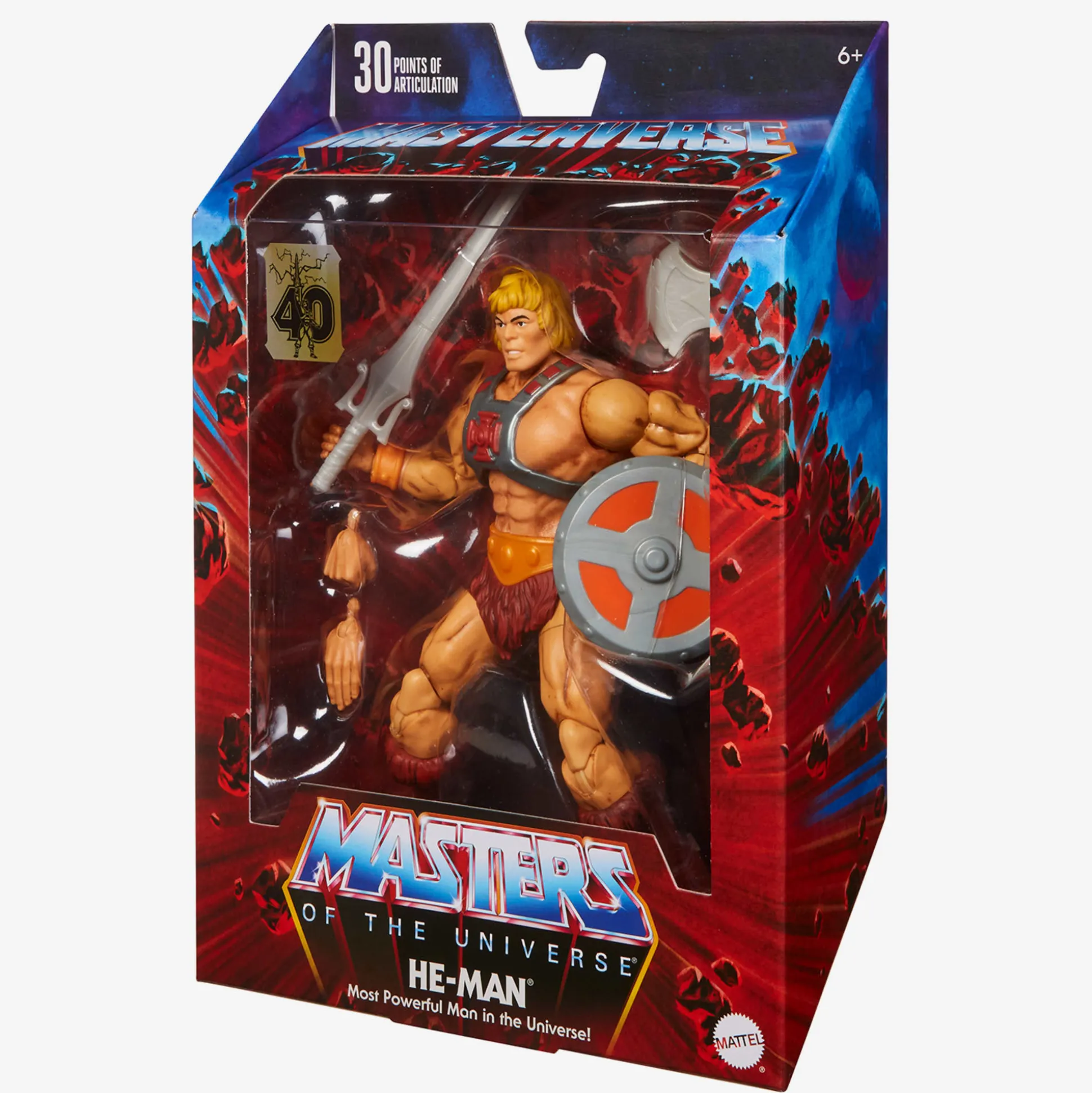 Masters of the Universe Masterverse He-Man 40th Anniversary Action Figure