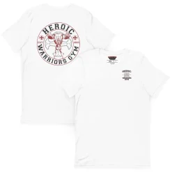 Masters of the Universe Movie Heroic Warriors Gym White T-shirt