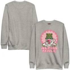 Masters of the Universe Movie Cringer Teacup Gray Sweatshirt