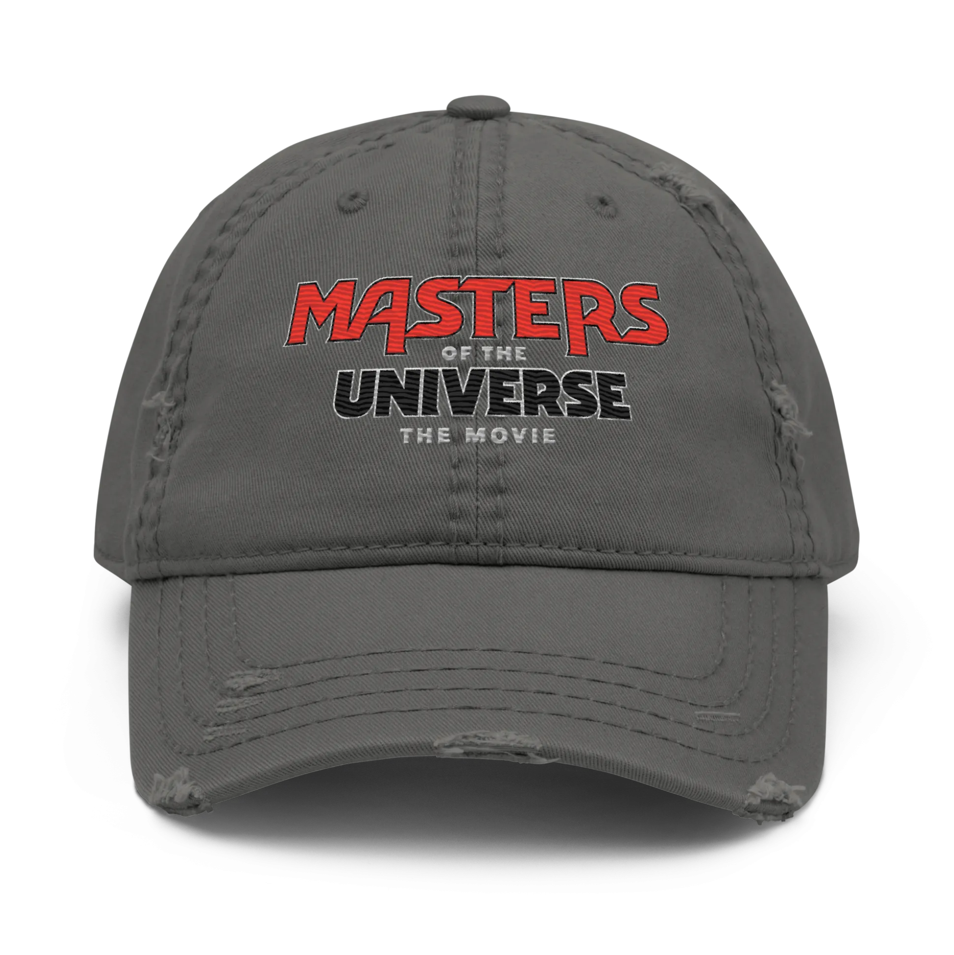 Masters of the Universe The Movie Logo Grey Dad Hat