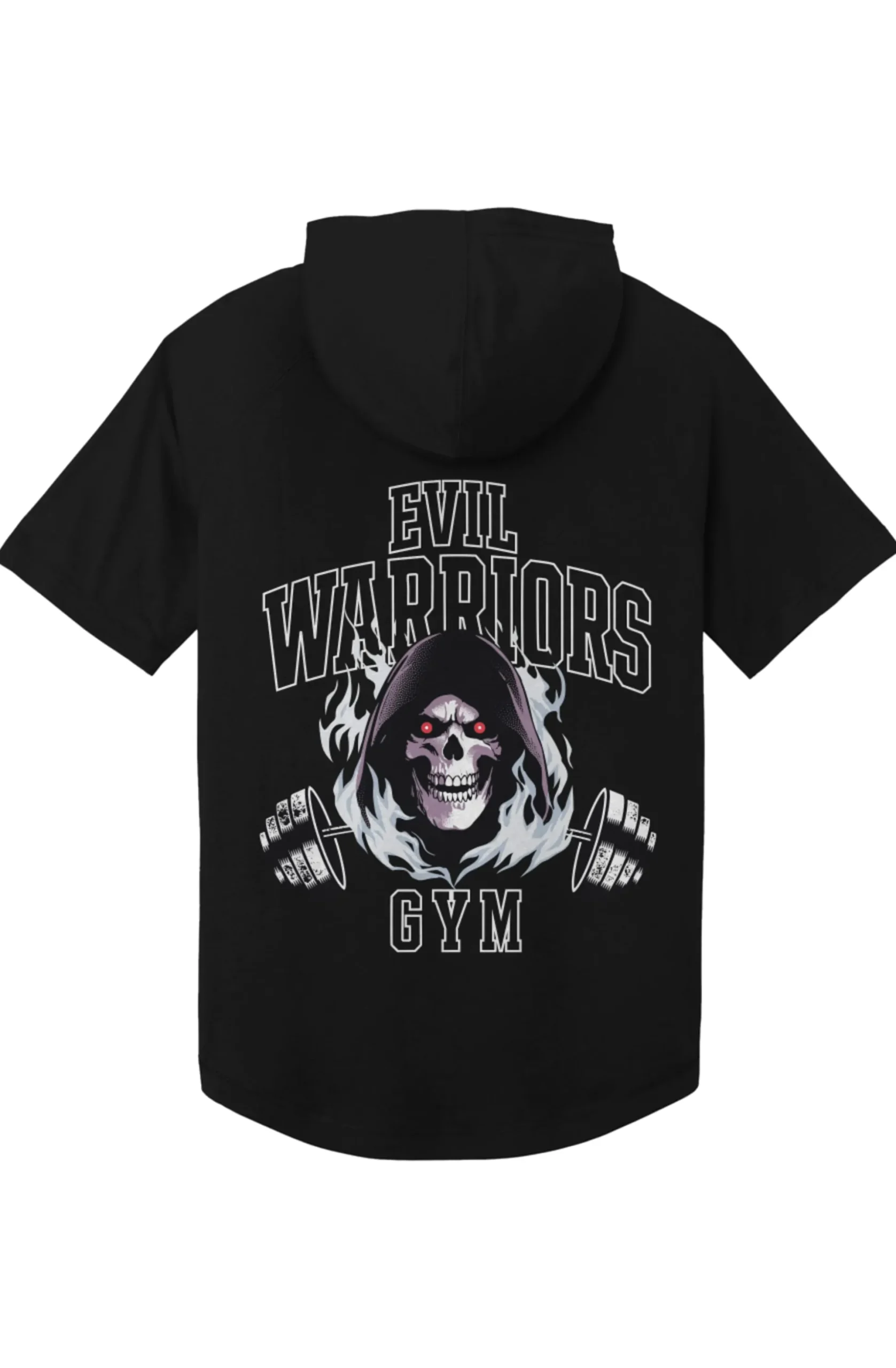 Masters of the Universe Movie Skeletor No Pain No Gain Black Short Sleeved Hoodie