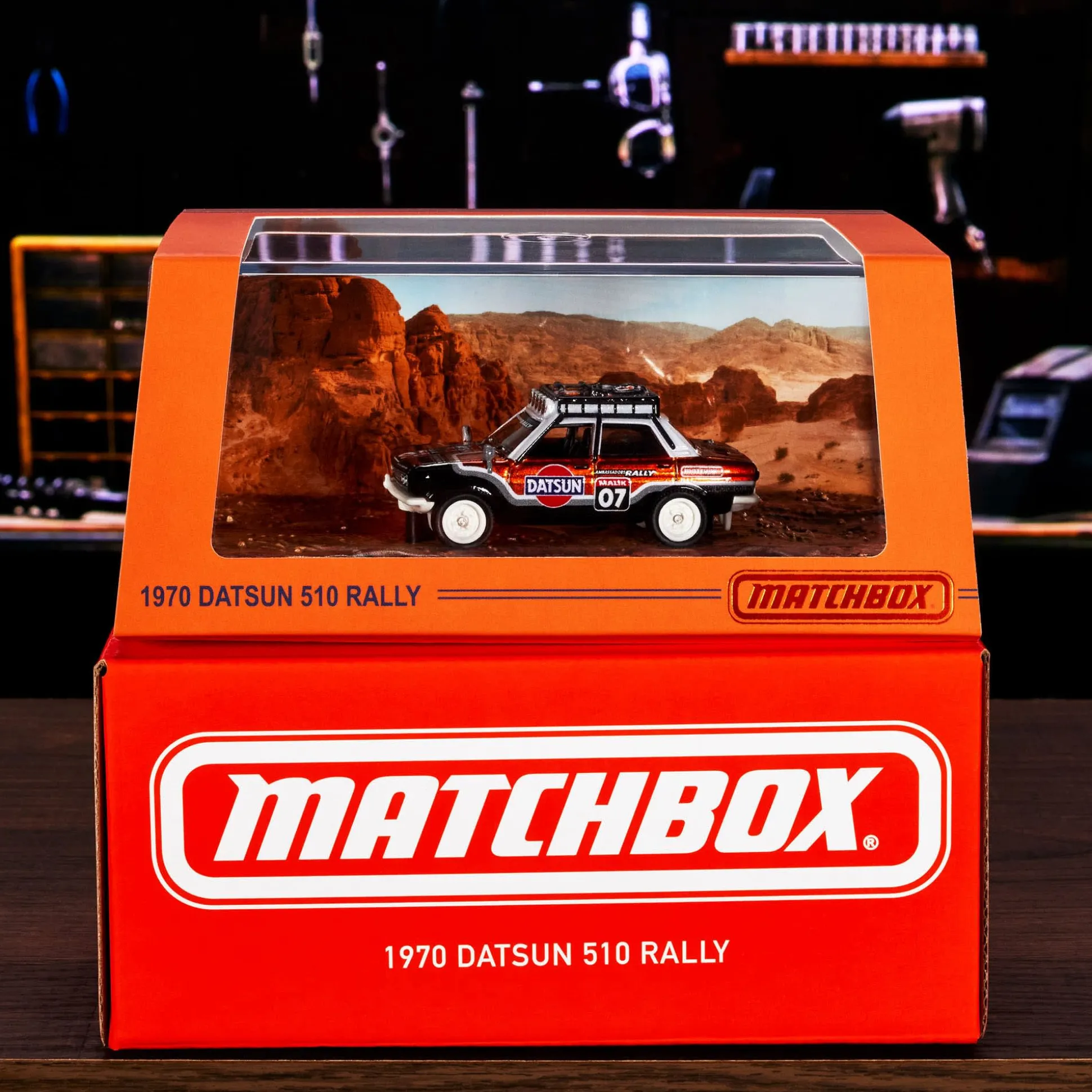 Matchbox 1970 Datsun 510 Rally