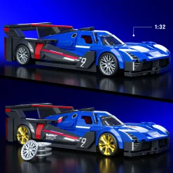 Mattel Brick Shop Hot Wheels Cadillac Project GTP Hypercar Building Set
