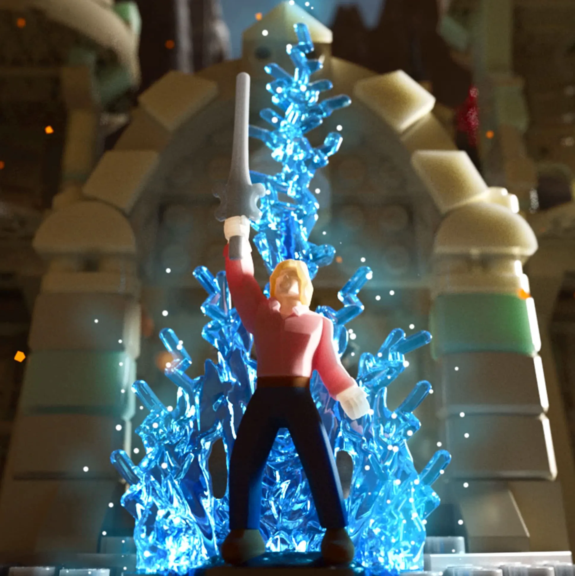 Mattel Brick Shop Masters of the Universe Battle of Castle Grayskull Building Set