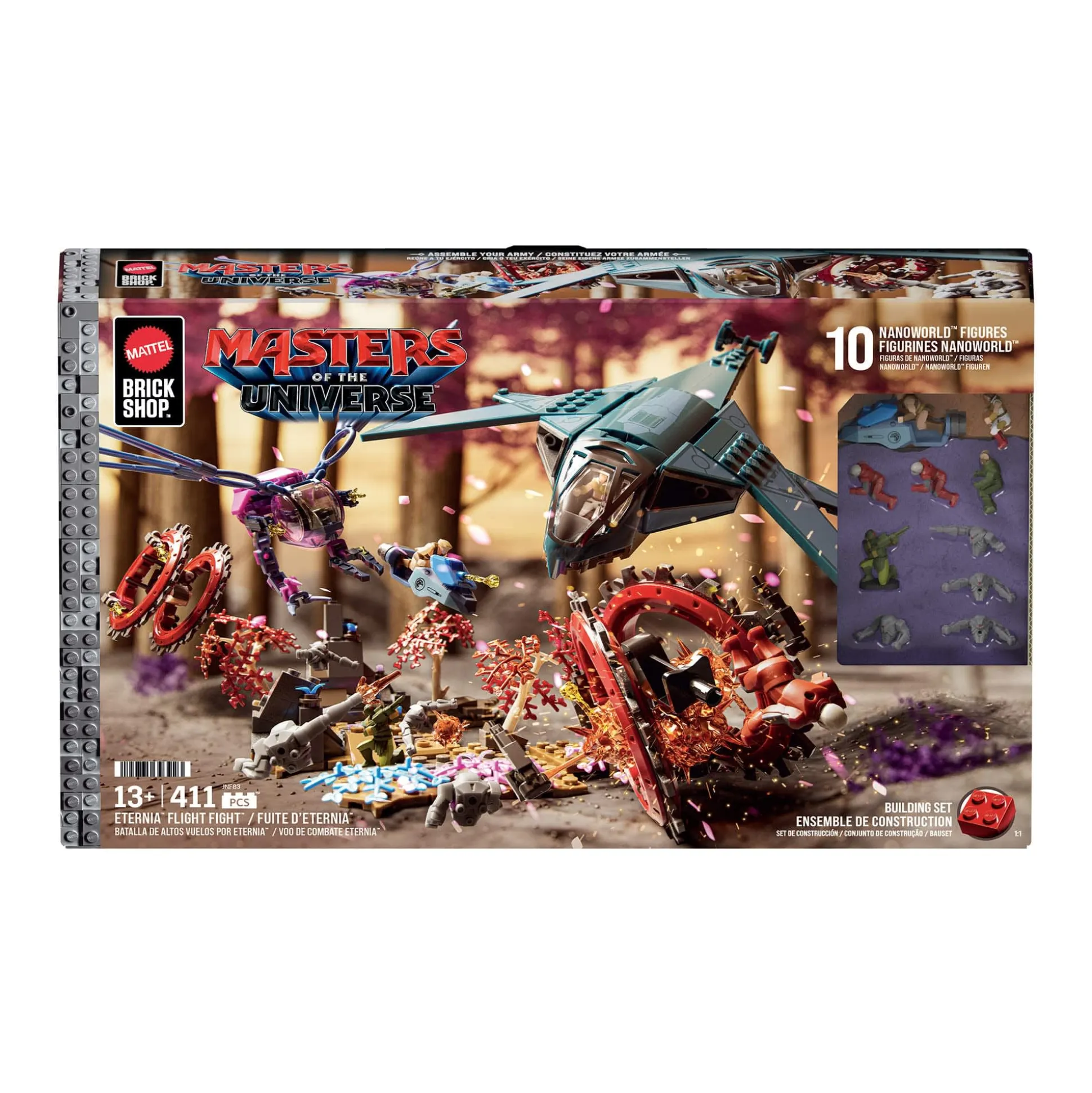 Mattel Brick Shop Masters of the Universe Eternia Flight Fight Building Set