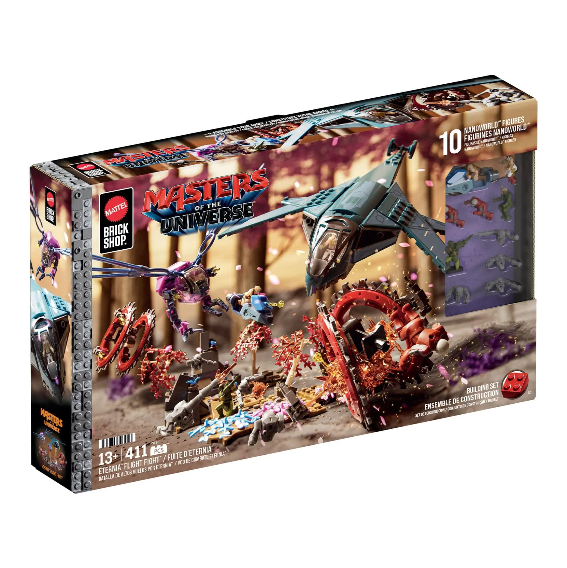 Mattel Brick Shop Masters of the Universe Eternia Flight Fight Building Set