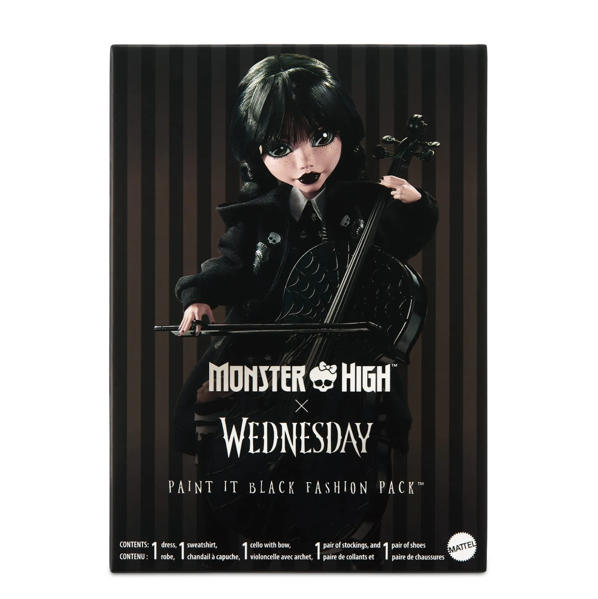 Mattel Creations Exclusive Paint It Black Fashion Pack