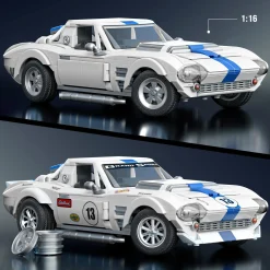 Mattel Brick Shop Hot Wheels Corvette Grand Sport Building Set