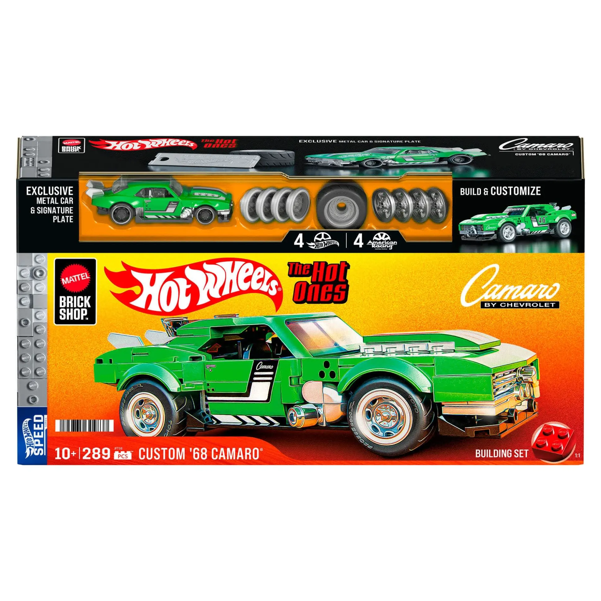 Mattel Brick Shop Hot Wheels Custom ’68 Camaro Building Set