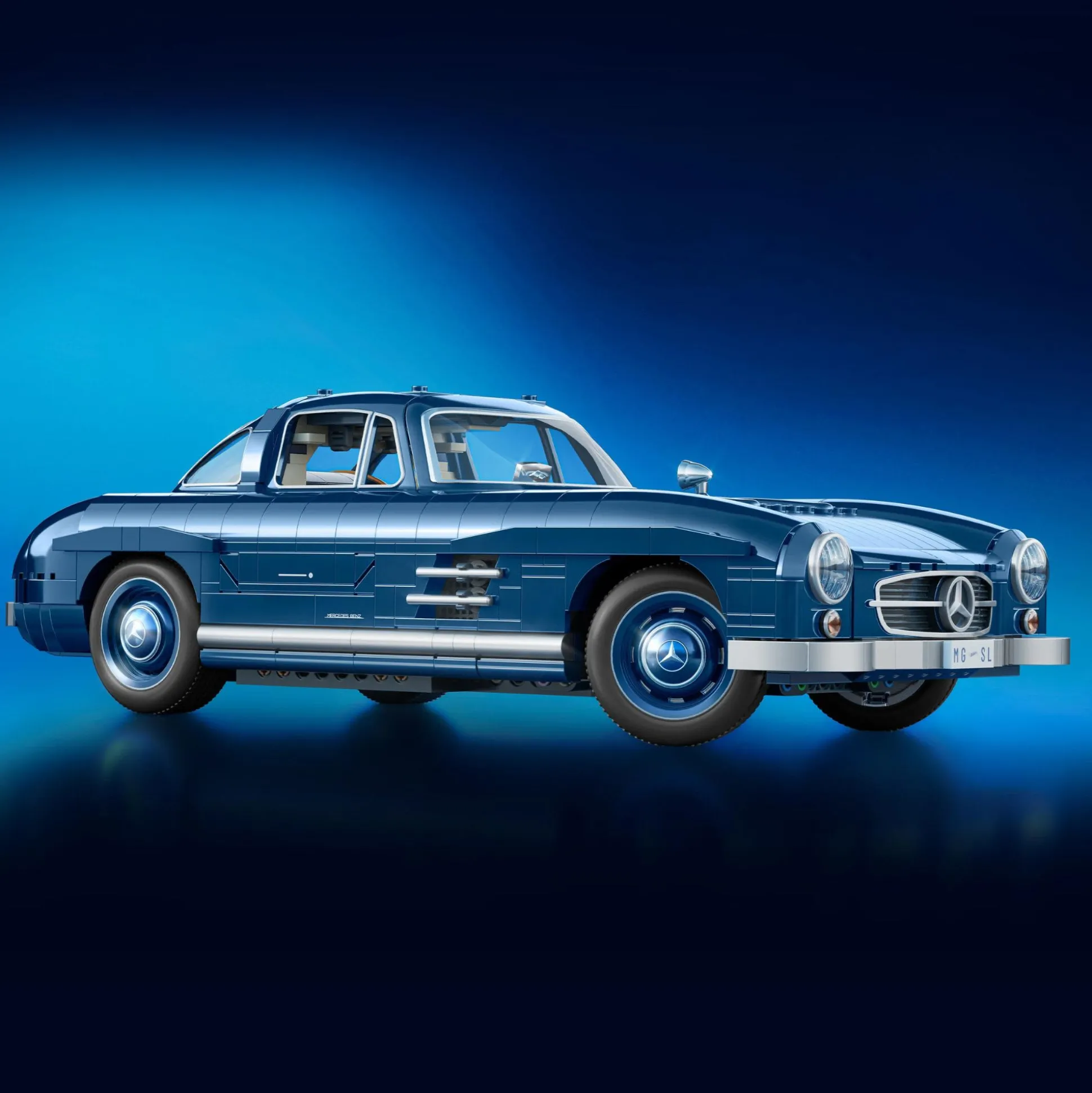 Mattel Brick Shop Hot Wheels Mercedes-Benz 300 SL Building Set