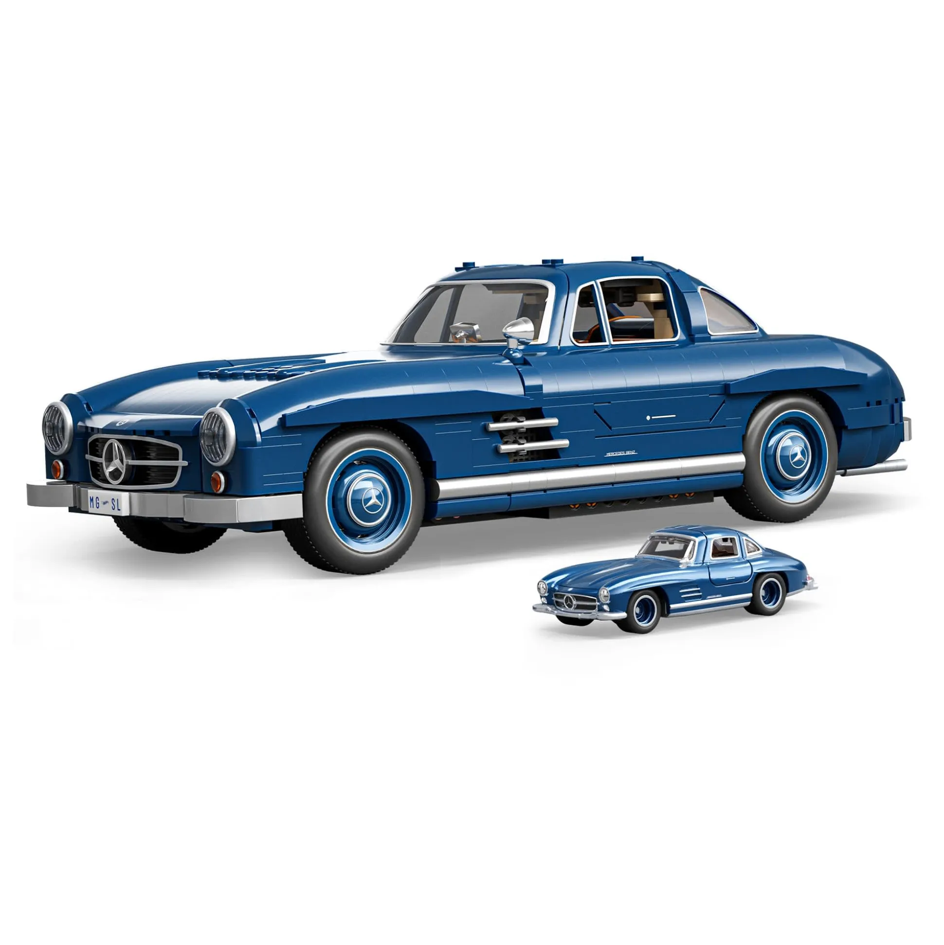 Mattel Brick Shop Hot Wheels Mercedes-Benz 300 SL Building Set