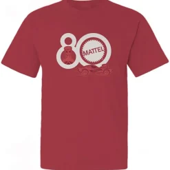 Mattel 80th Logo Red T-Shirt