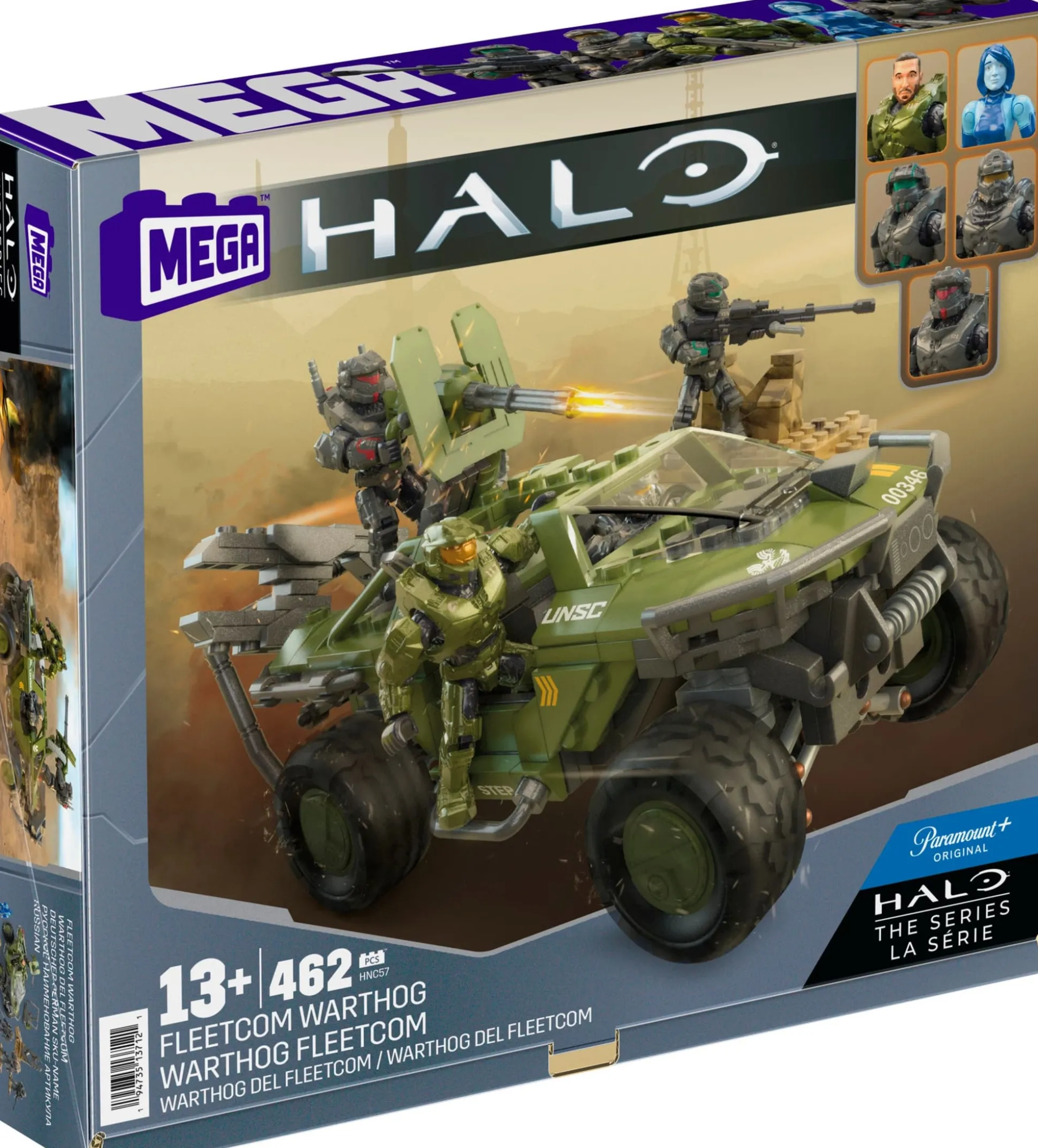 MEGA Halo FLEETCOM Warthog Vehicle Building Set