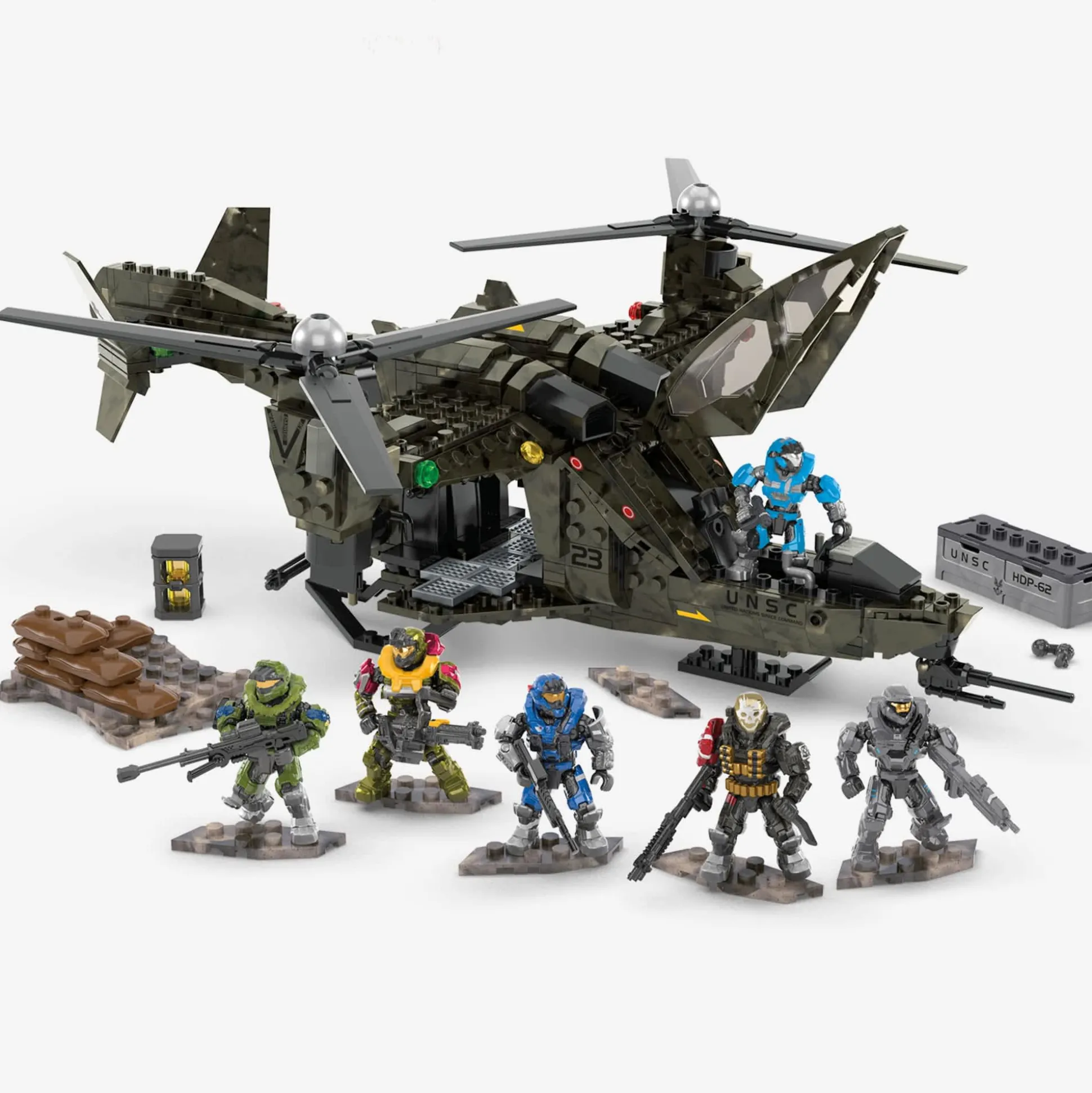 MEGA Halo UNSC Falcon Sweep Building Toy Kit