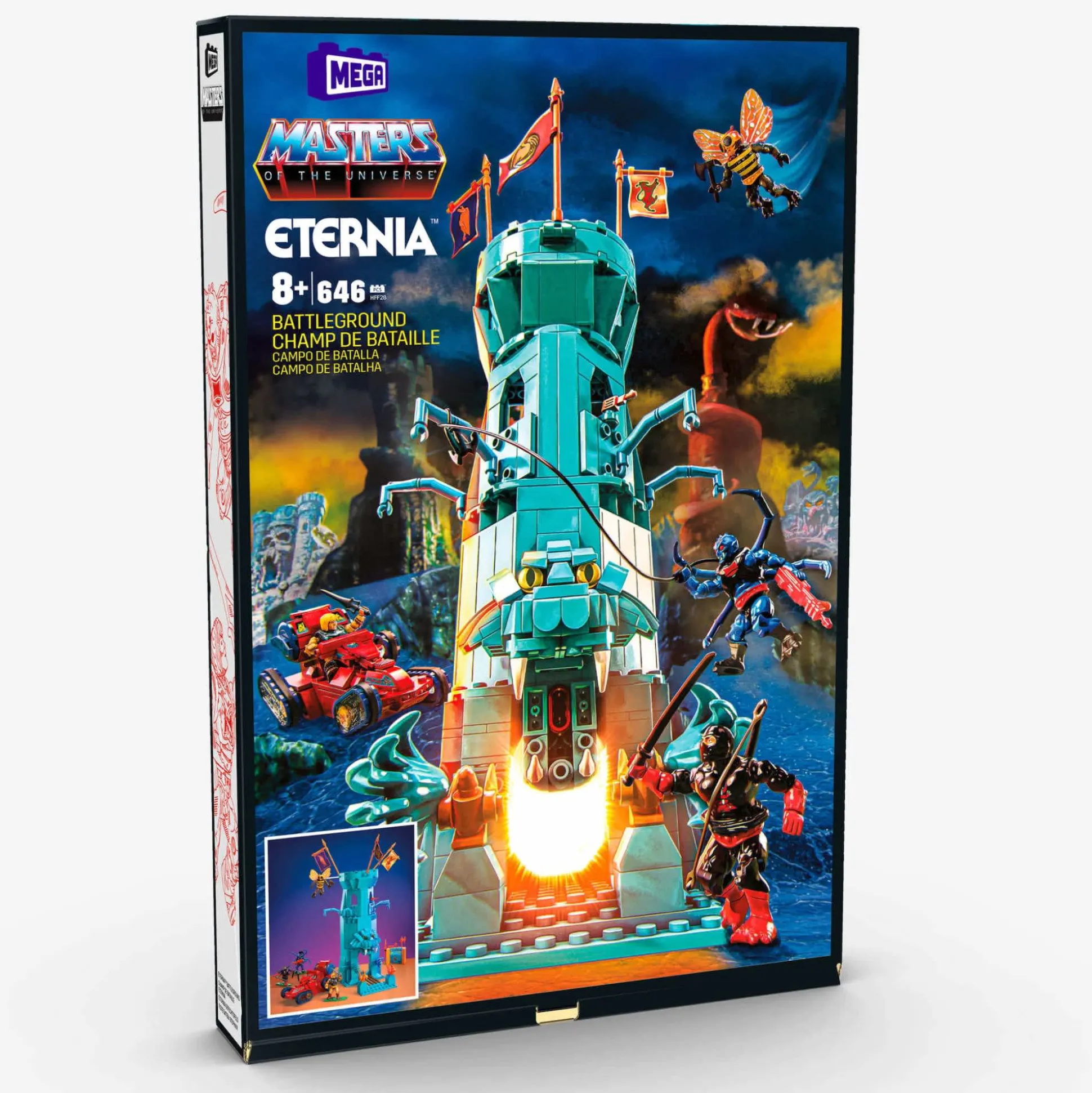 MEGA Masters of the Universe Eternia Battleground Building Set