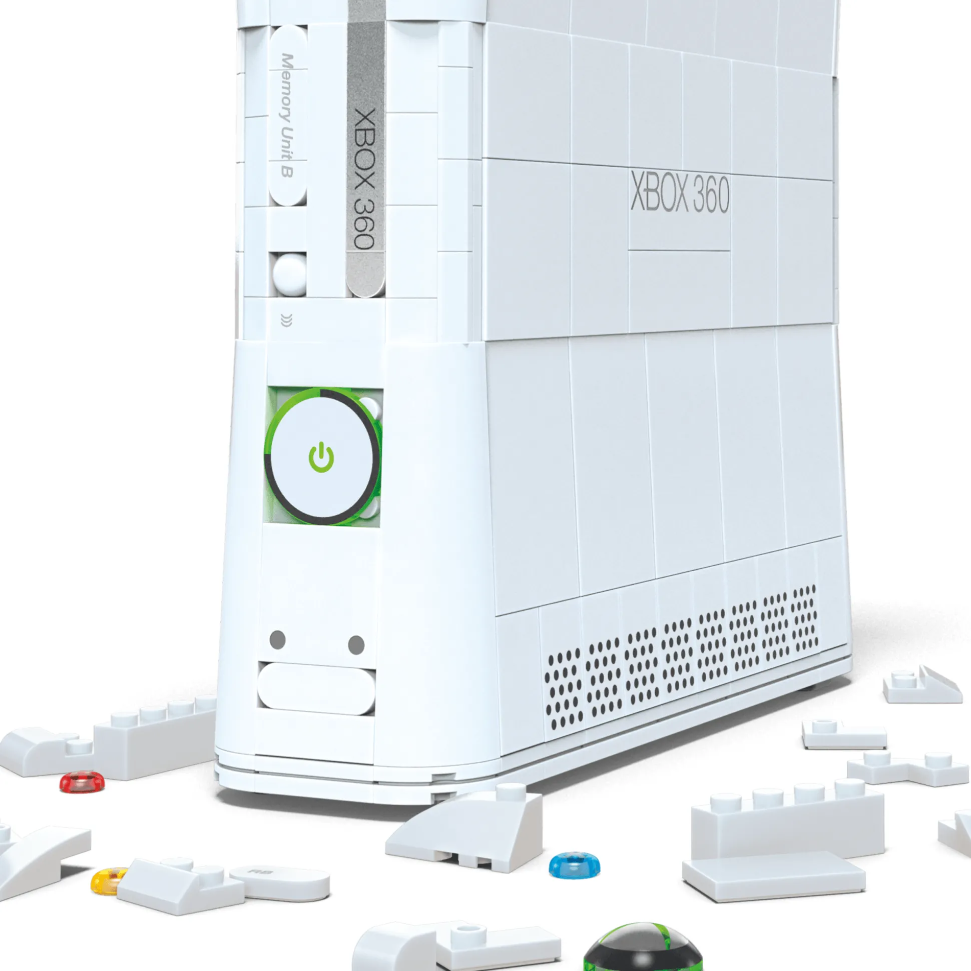 MEGA Microsoft Xbox 360 Replica Building Toy Kit