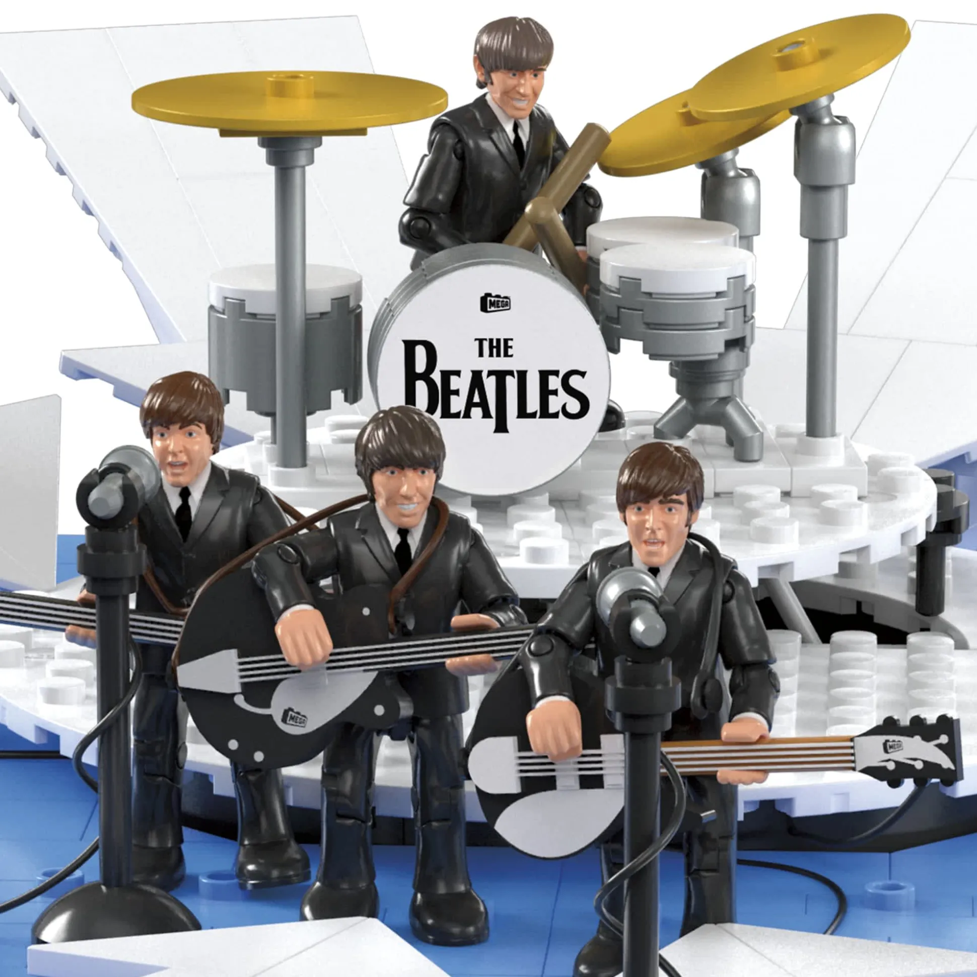 MEGA Showcase The Beatles 'Ladies and Gentlemen, The Beatles!' Building Toy Kit