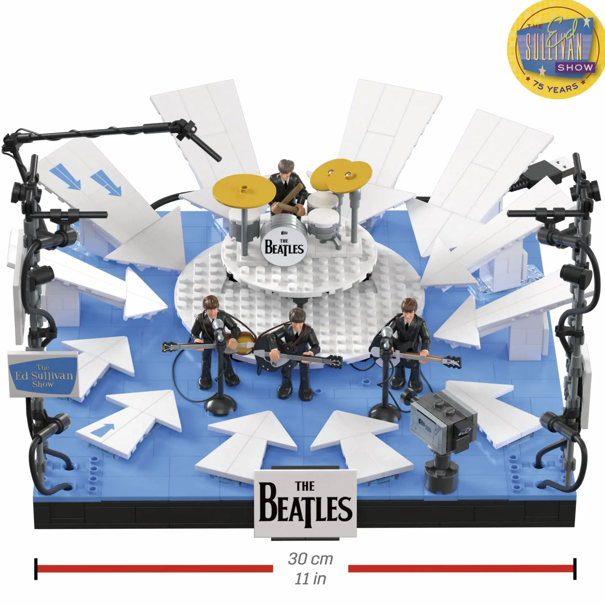 MEGA Showcase The Beatles 'Ladies and Gentlemen, The Beatles!' Building Toy Kit