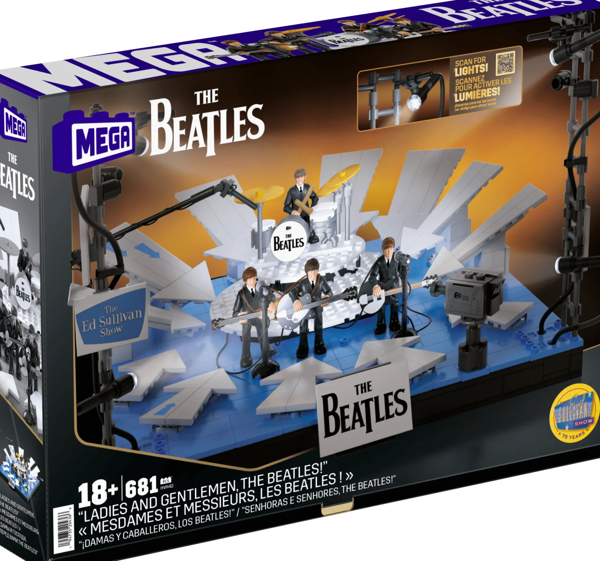 MEGA Showcase The Beatles 'Ladies and Gentlemen, The Beatles!' Building Toy Kit