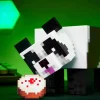 Minecraft Diamond Level Panda Figure
