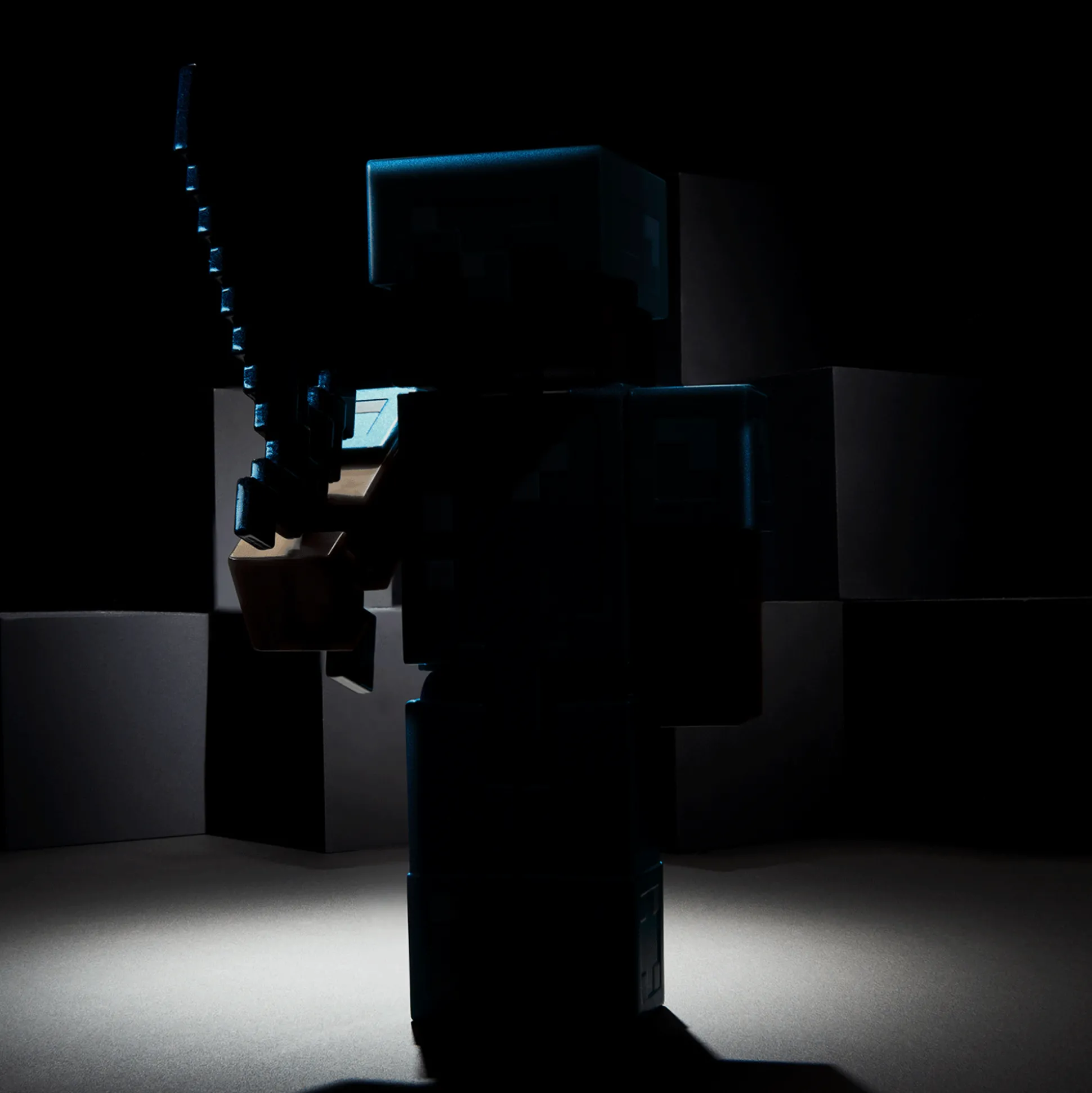 Minecraft Diamond Level Steve Collector Action Figure