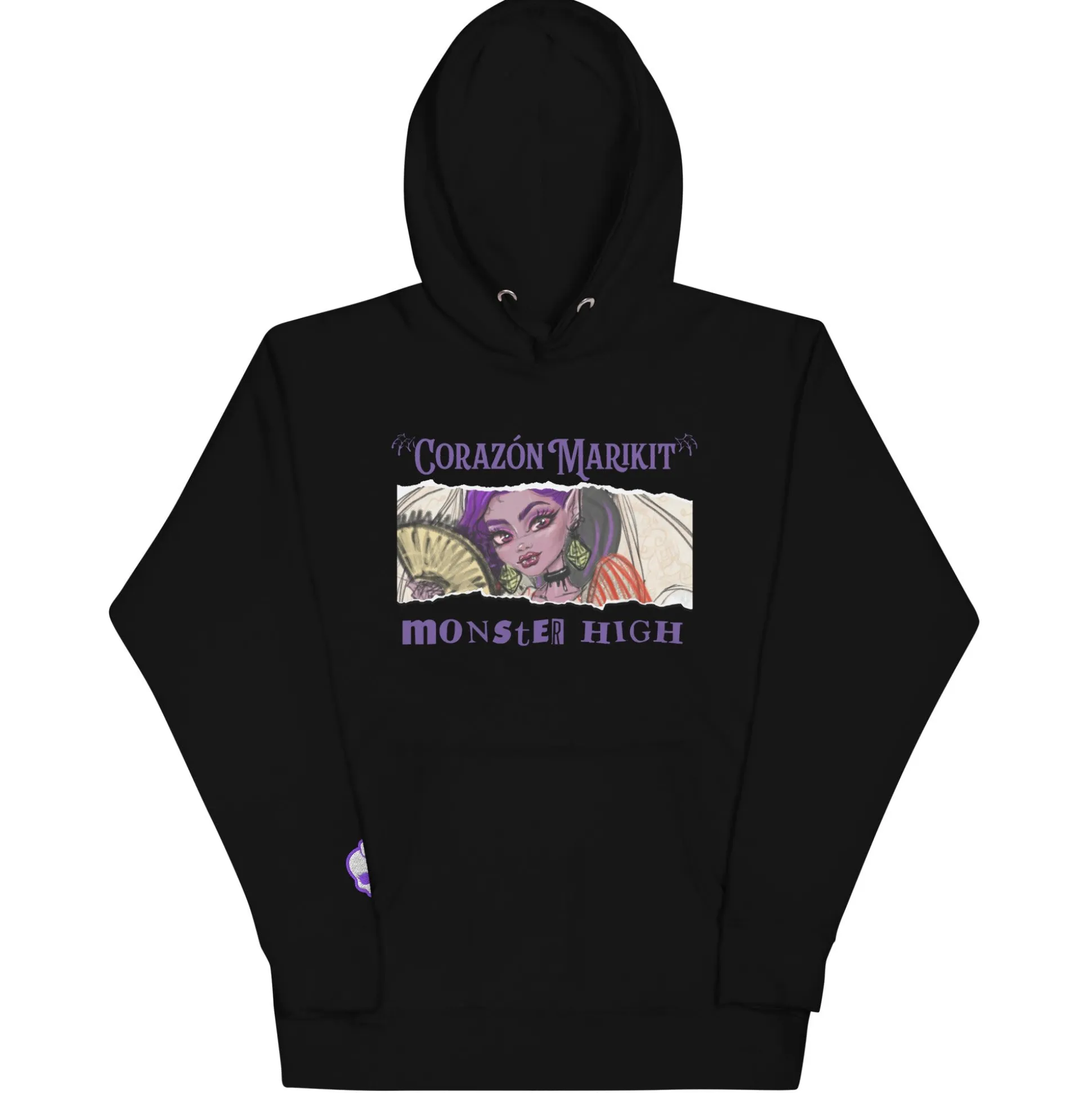 Monster High Corazon Marikit Black Hoodie