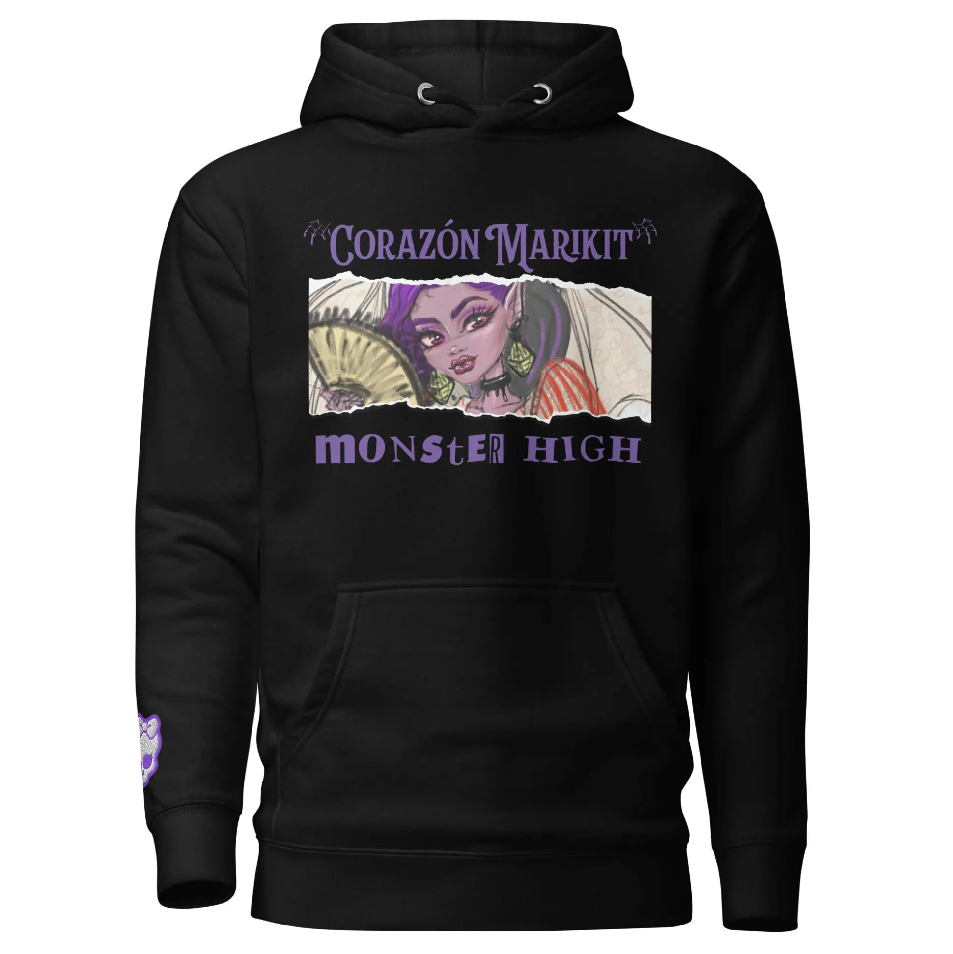 Monster High Corazon Marikit Black Hoodie