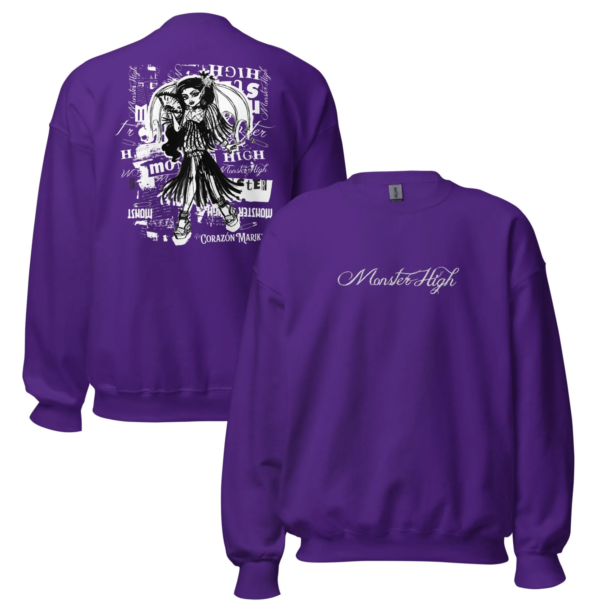 Monster High Corazon Marikit Purple Sweatshirt