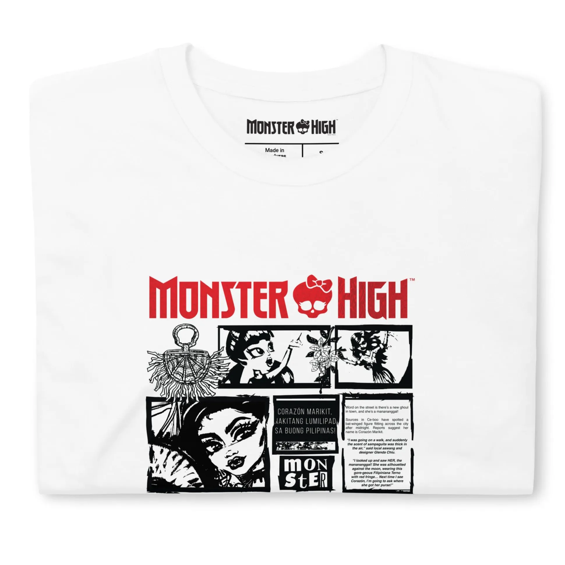 Monster High Corazon Marikit White T-Shirt