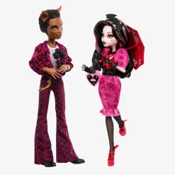 Monster High Draculaura and Clawd Wolf Howliday Love 2-Pack