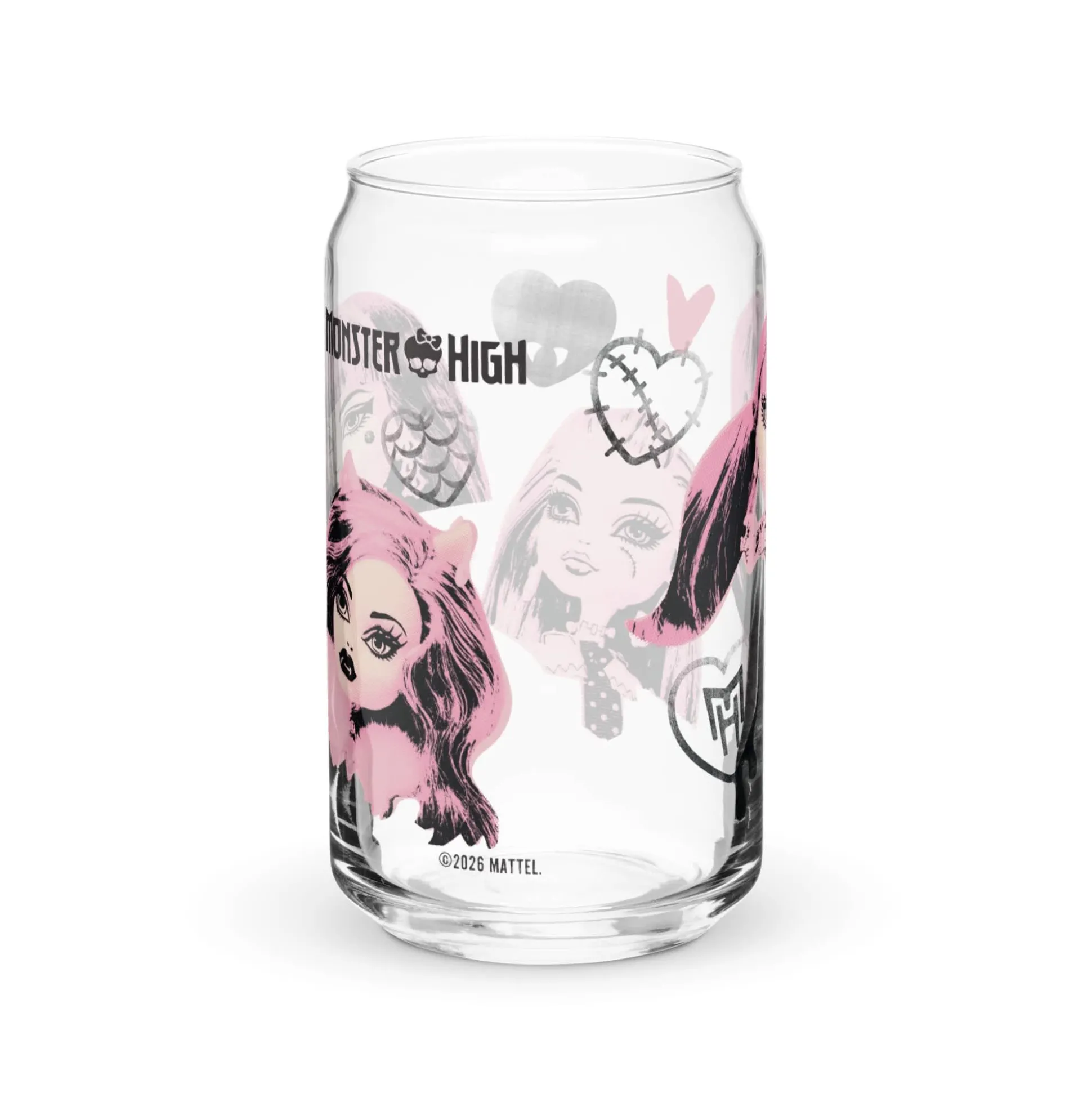 Monster High Ghoulentines Clear Glass