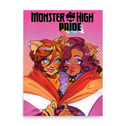 Monster High Pride Toralei & Clawdeen Pink Poster