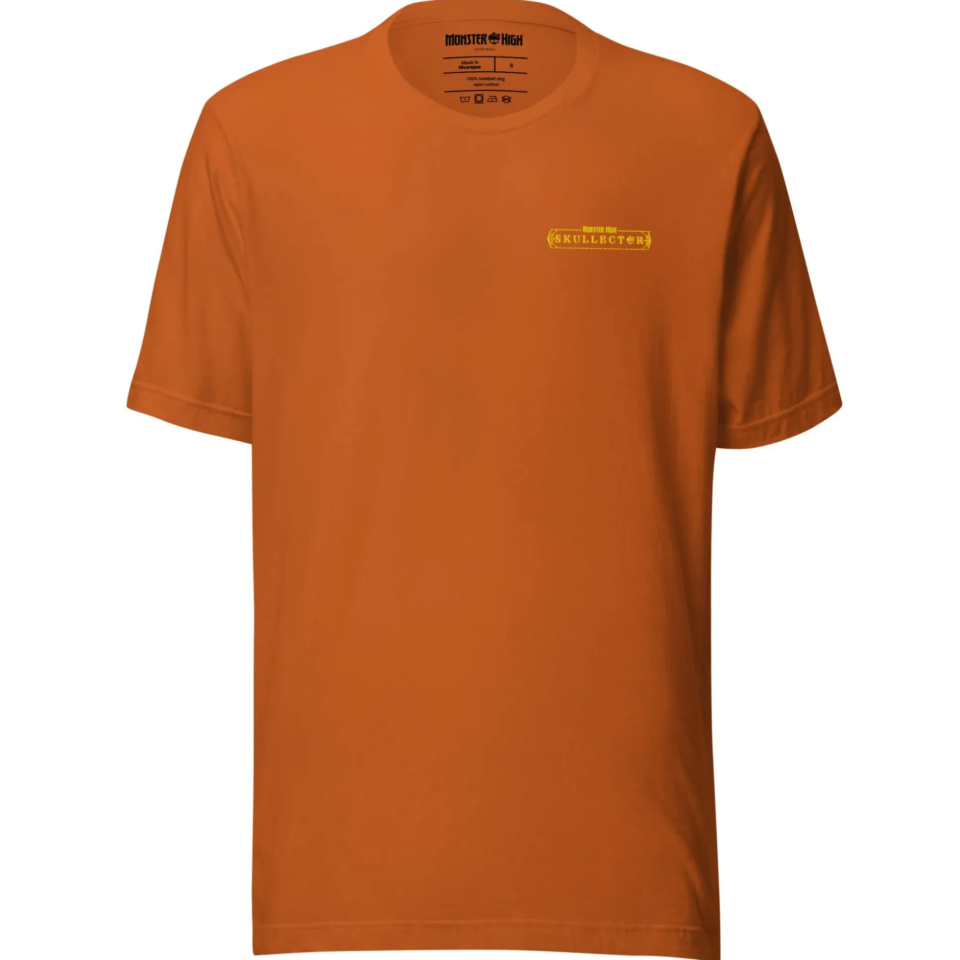 Monster High Skelita Día de Muertos Embroidered Orange T-Shirt