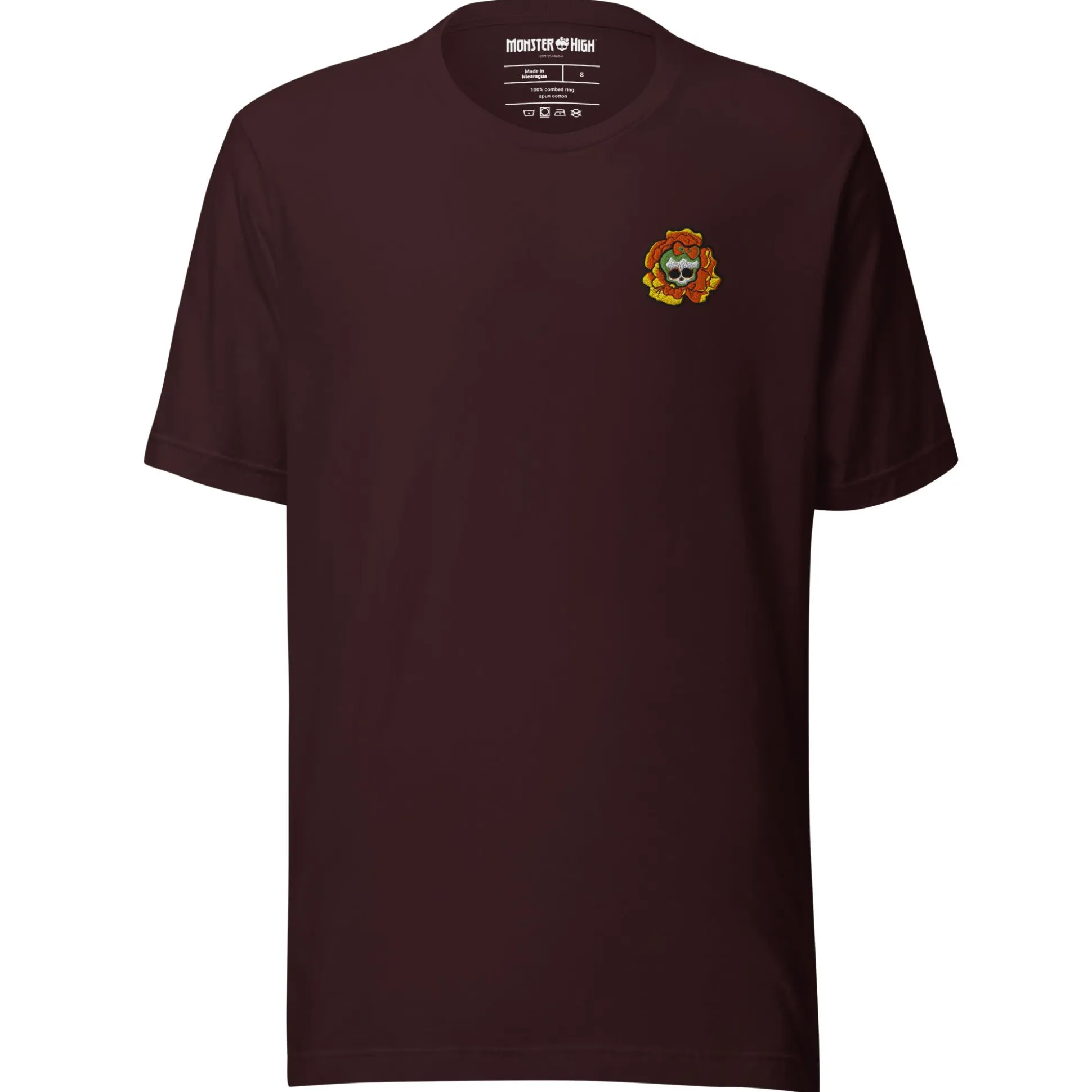 Monster High Skelita Día de Muertos Embroidered Oxblood T-Shirt