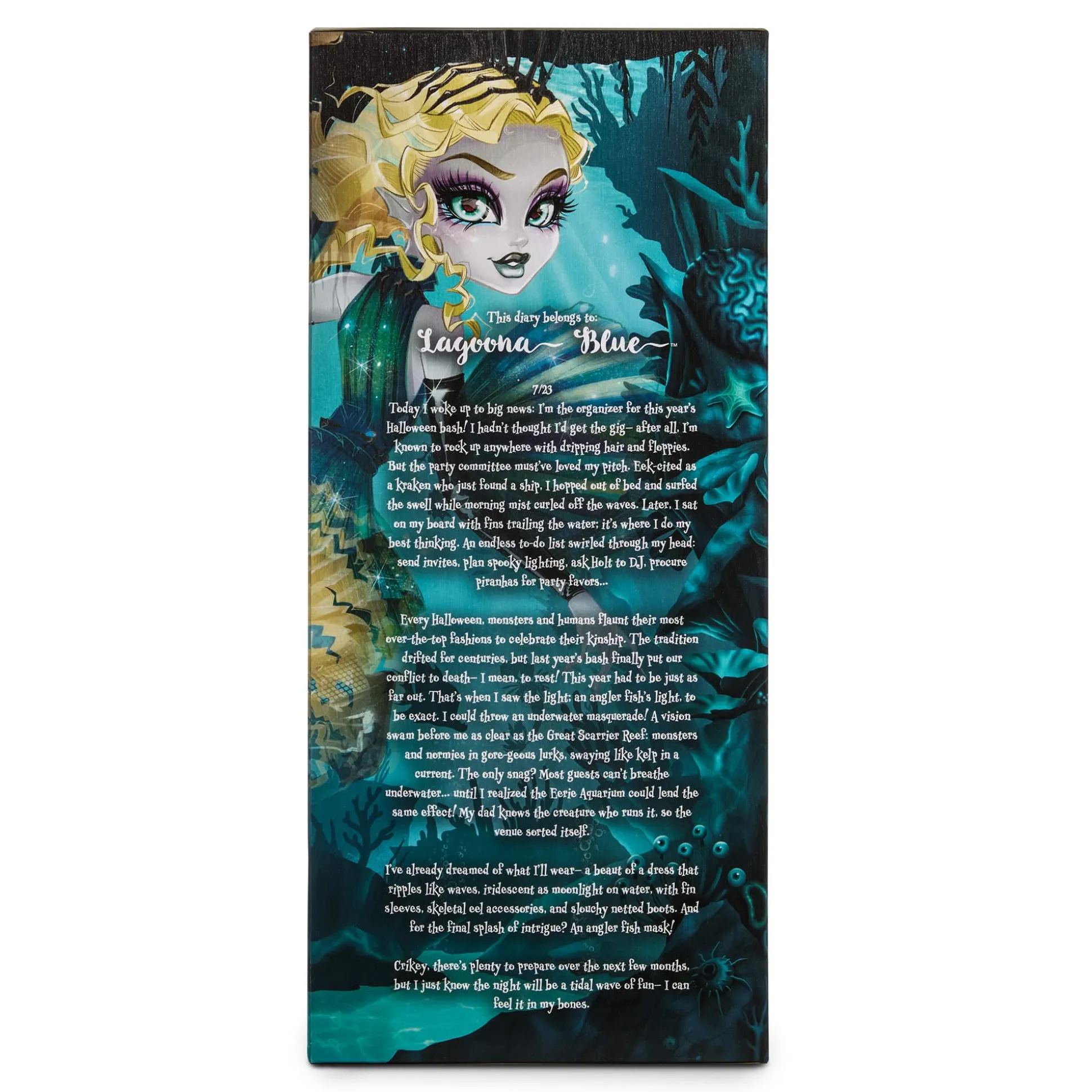 Monster High Skullector Ghouls Rule Lagoona Blue Doll