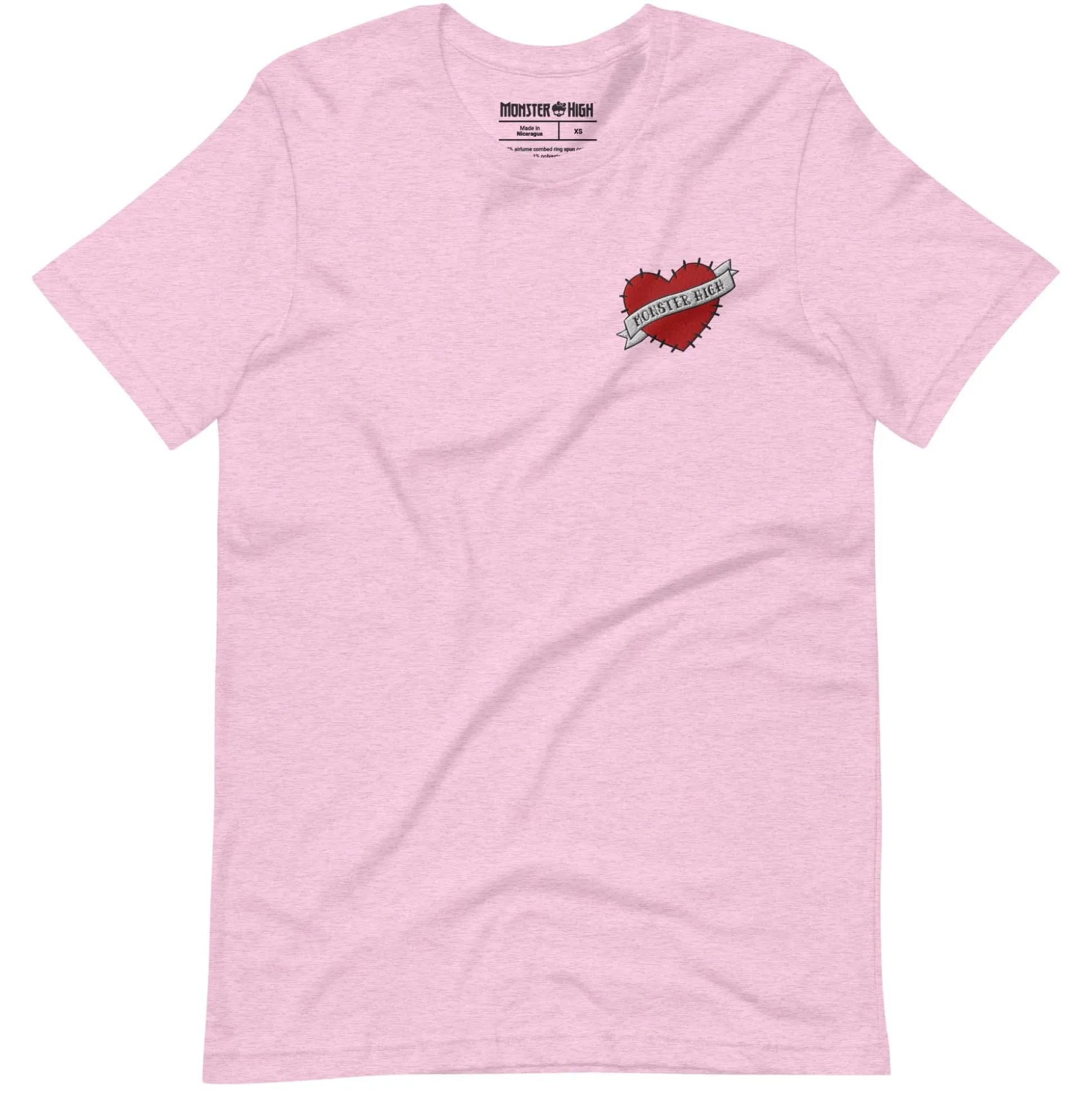 Monster High Embroidered Logo Heart T-Shirt