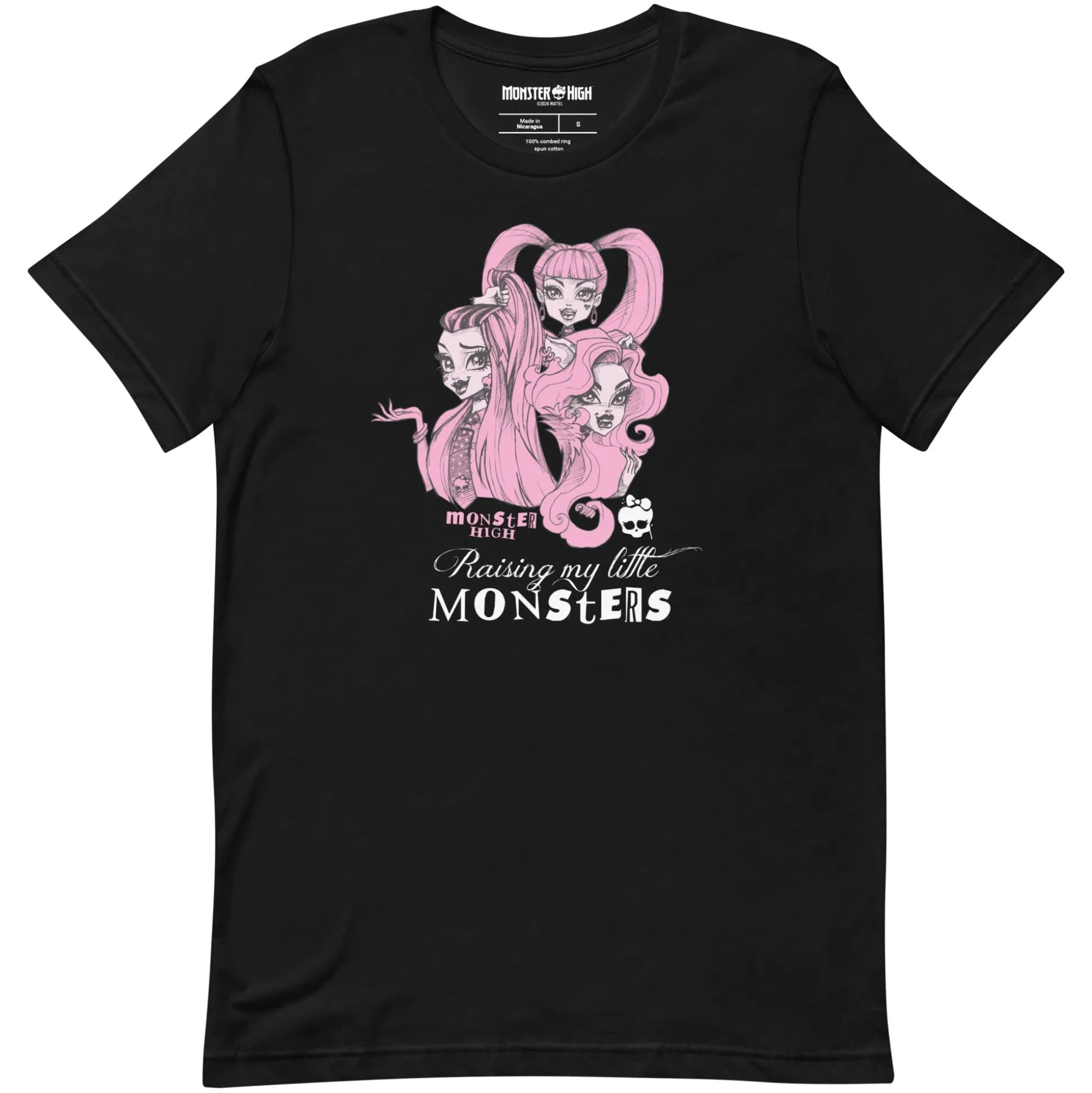 Monster High Raising Little Monsters Black T-shirt