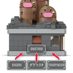 Pokémon Mini Motion Dugtrio Building Set by MEGA