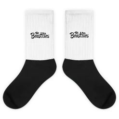 The Beastlies™ Core Logo Black and White Socks