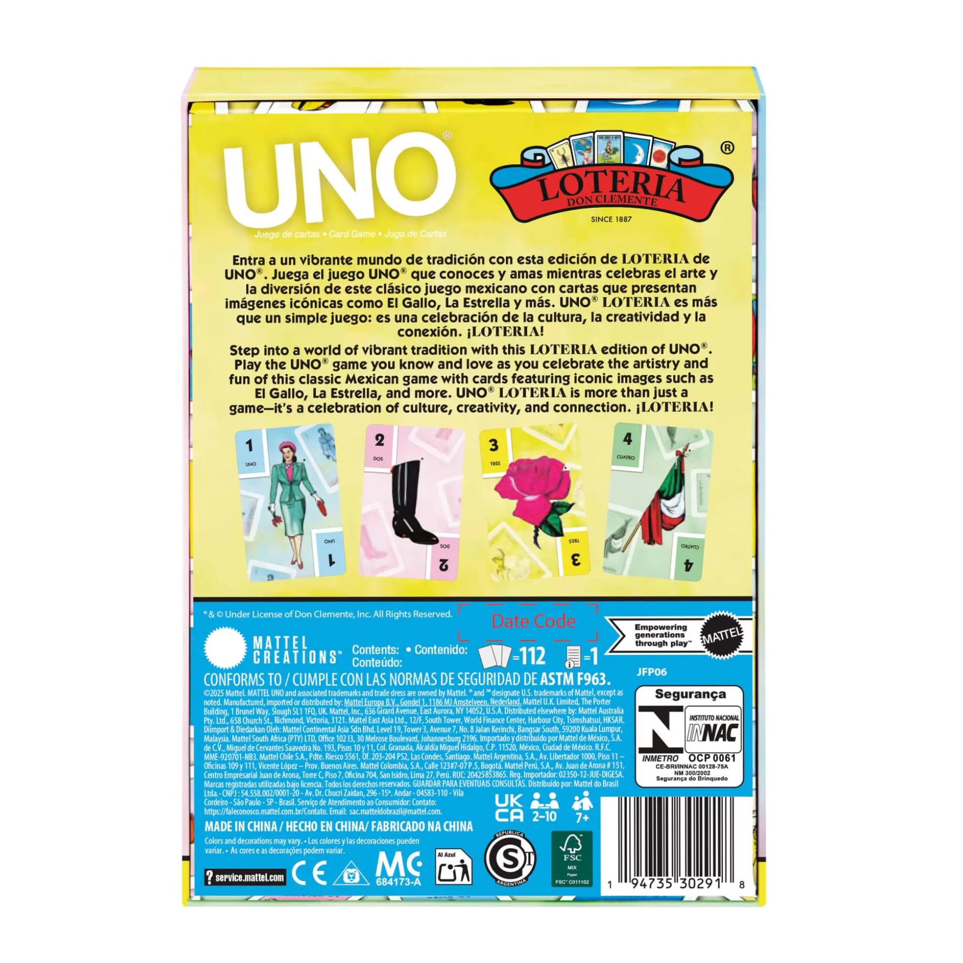 UNO Canvas Loteria